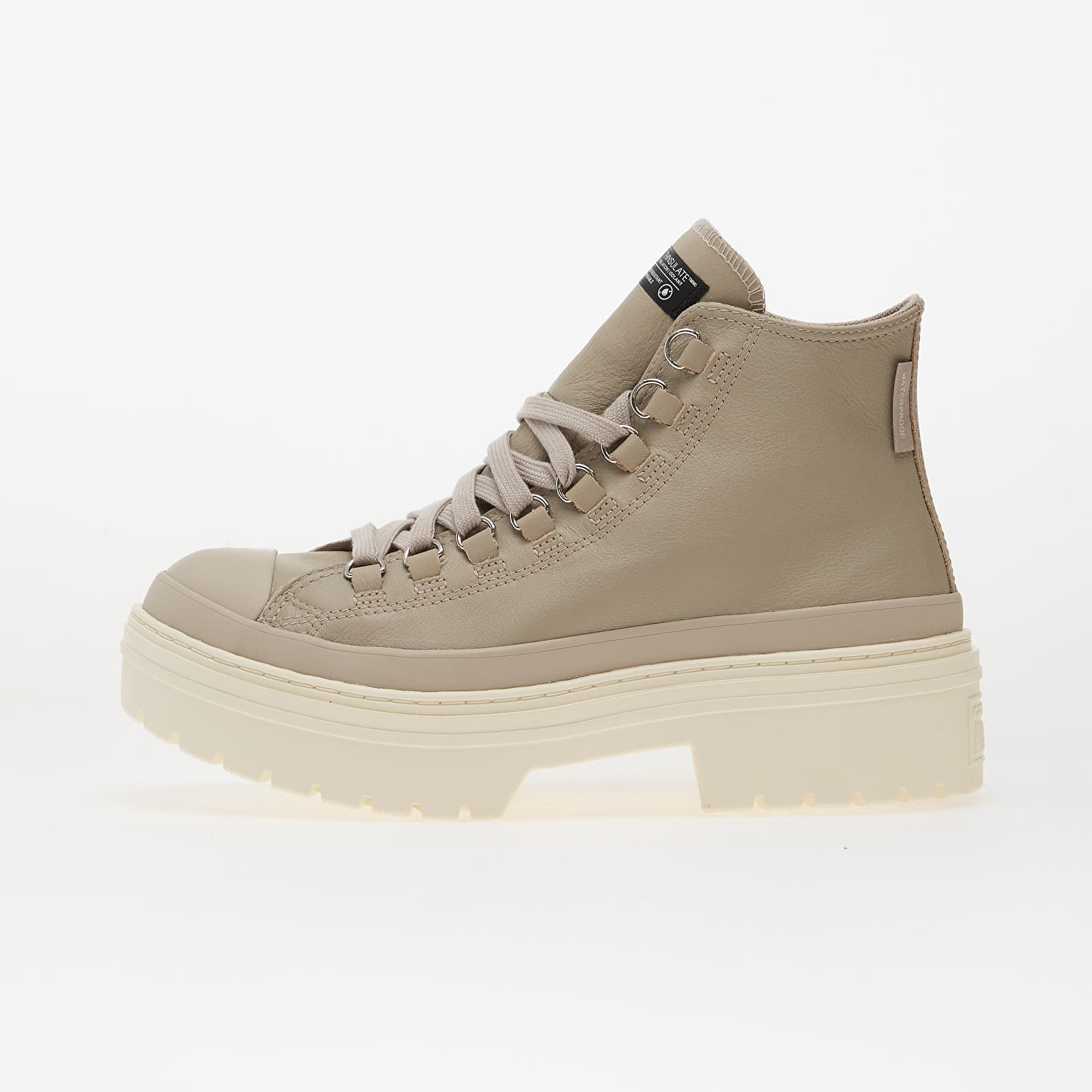 Women's shoes Converse Chuck Taylor All Star Lugged Heel Platform Waterproof Leather Hi Papyrus/ Papyrus/ Egret