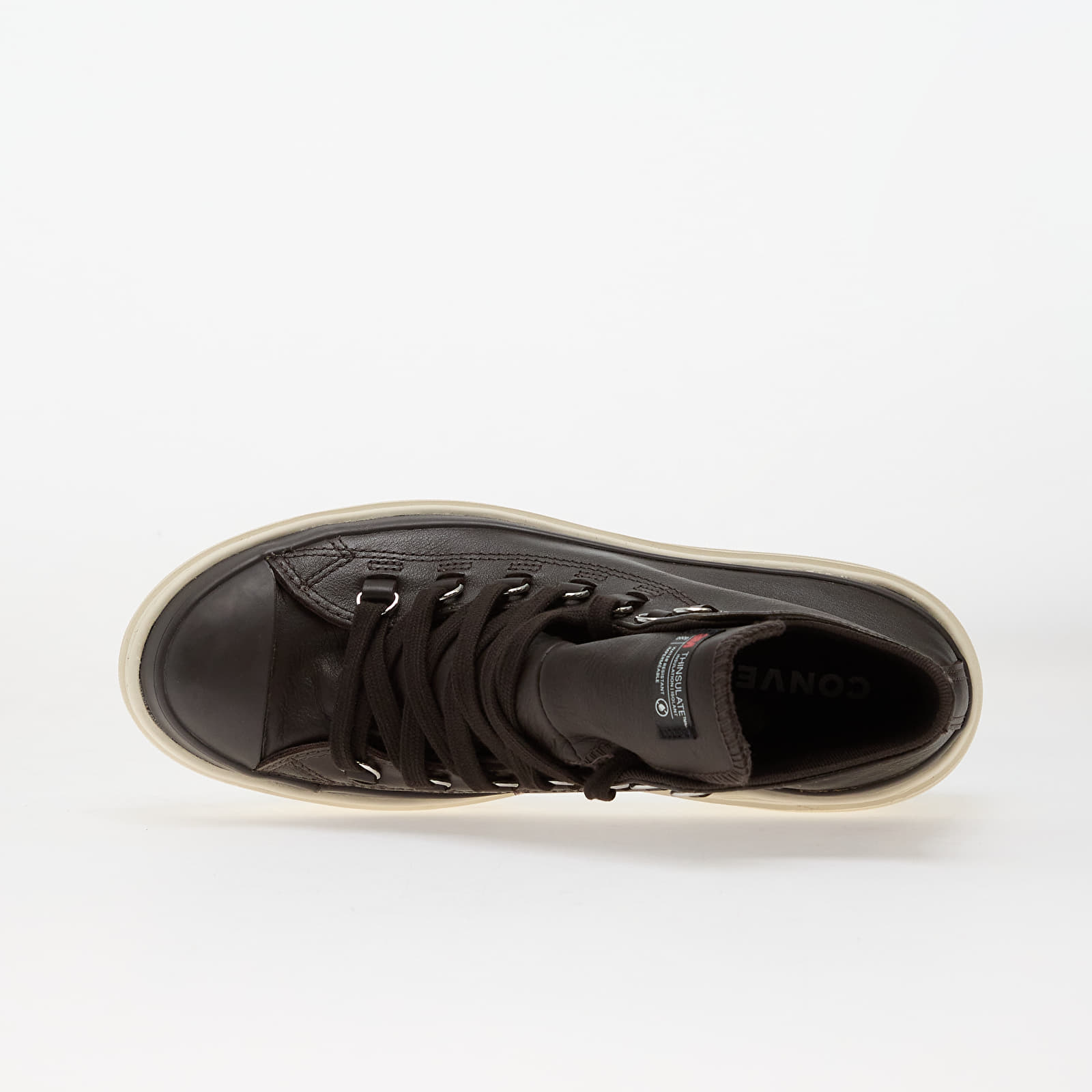 Chaussures et baskets femme Converse Chuck Taylor All Star Lugged Heel Platform Waterproof Leather Hi Mudguard/ Mudguard/ Egret