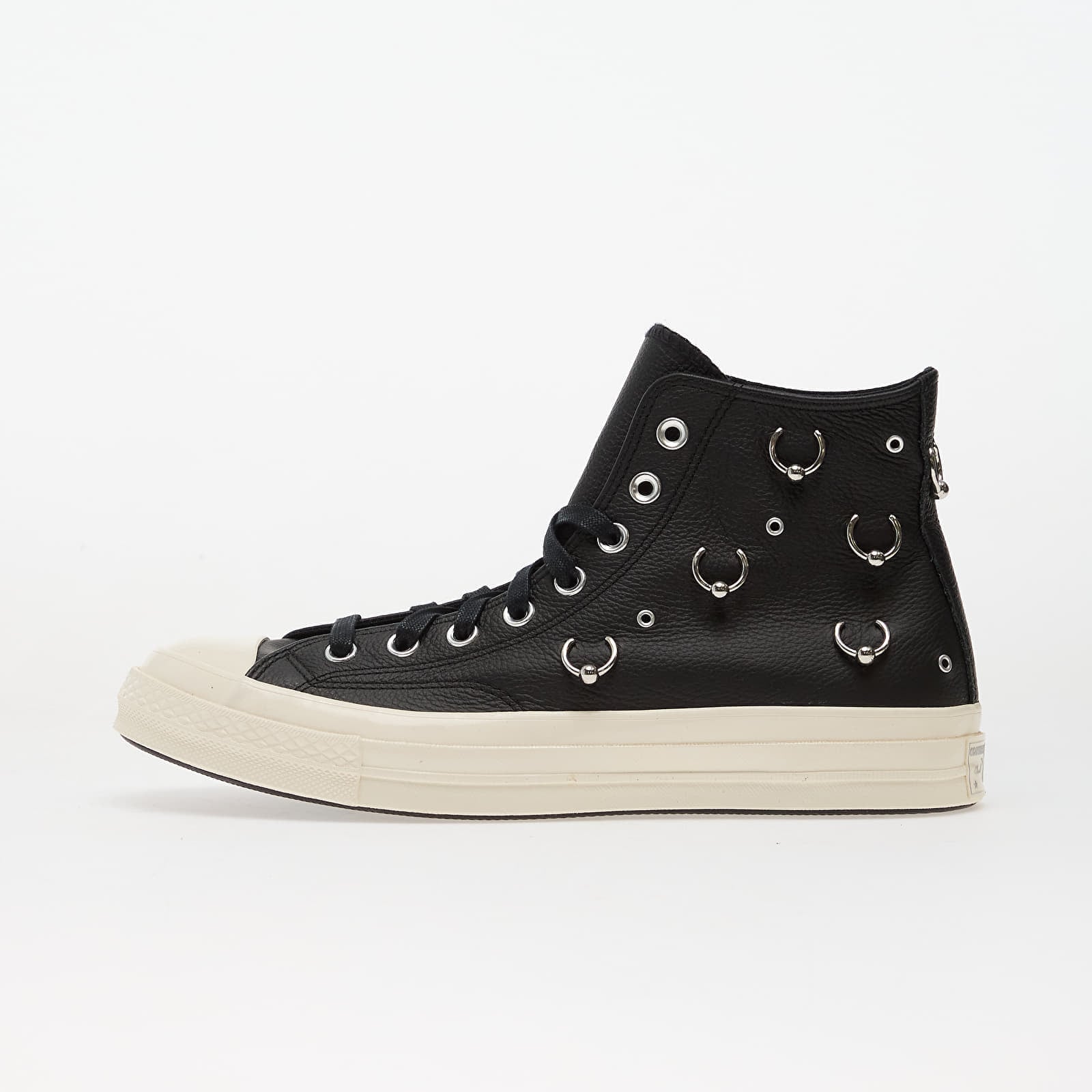 Levně Tenisky Converse Chuck 70 Hi Black/ Silver/ Egret