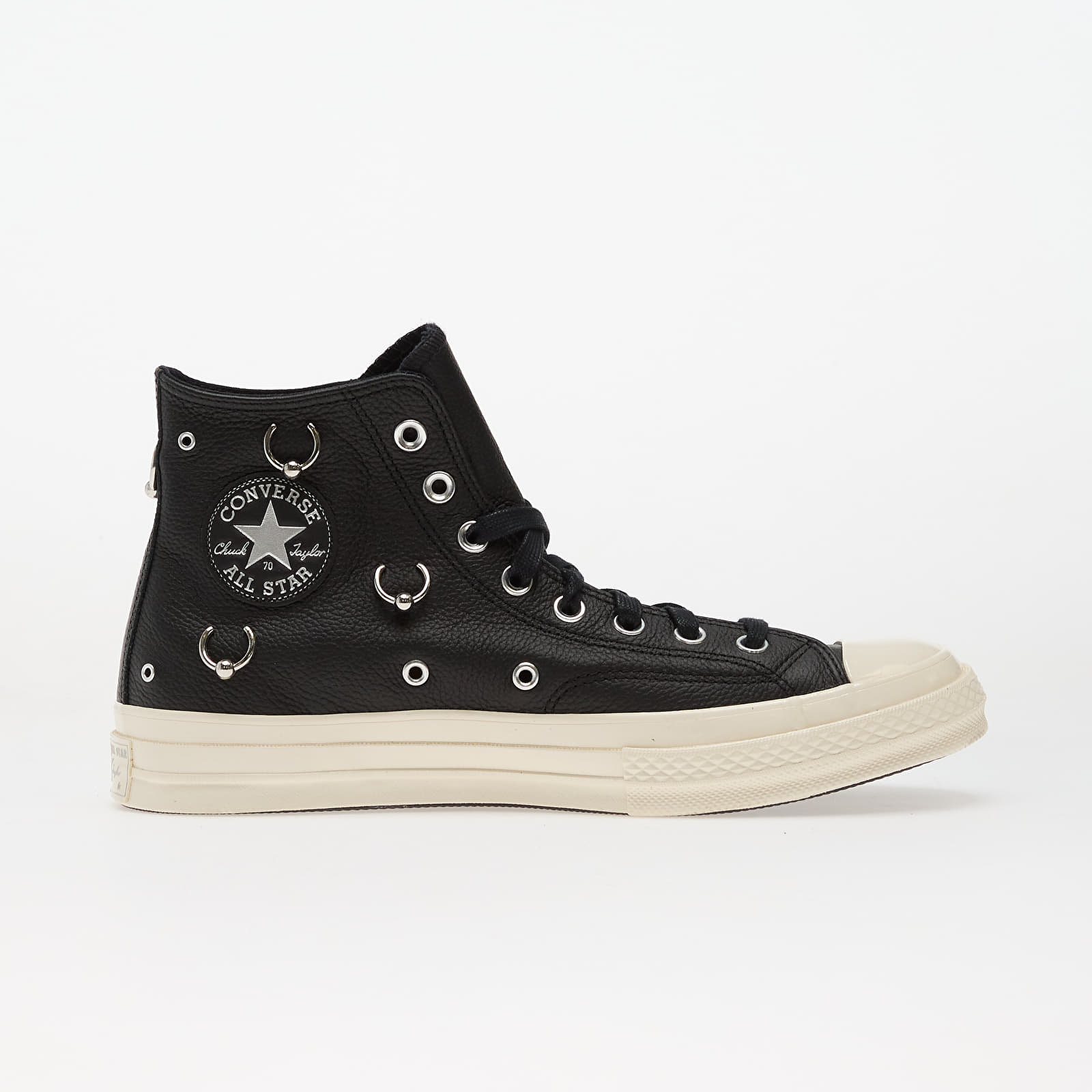 Herren Sneaker und Schuhe Converse Chuck 70 Hi Black/ Silver/ Egret
