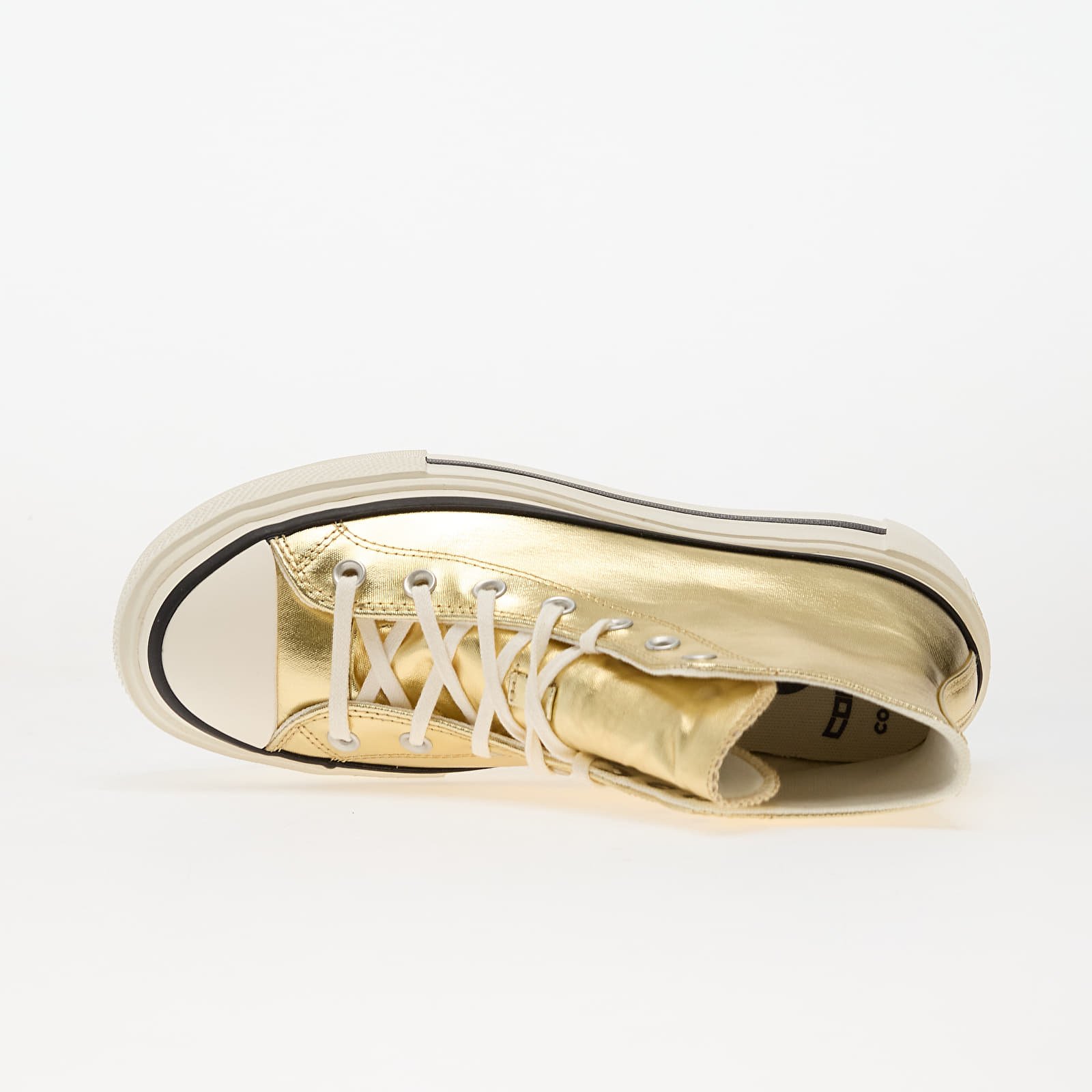 Sapatos de homem Converse Chuck Taylor All Star Lift Double Stack Metallic Gold/ Egret/ Black