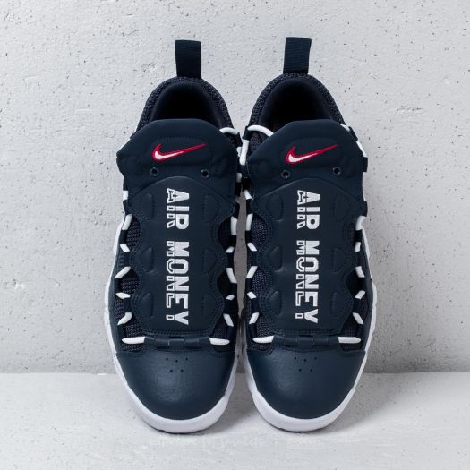 Men s shoes Nike Air More Money Obsidian White Gym Red Footshop