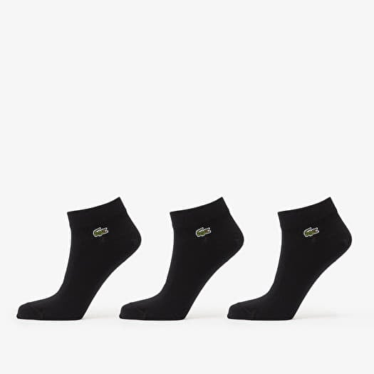 Ponožky LACOSTE Socks Black/ Black-Black