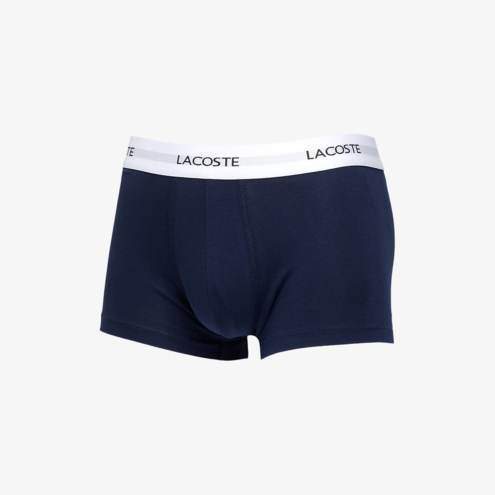 Pánske boxerky LACOSTE 3-Pack Trunk Black/ Green-Navy Blue