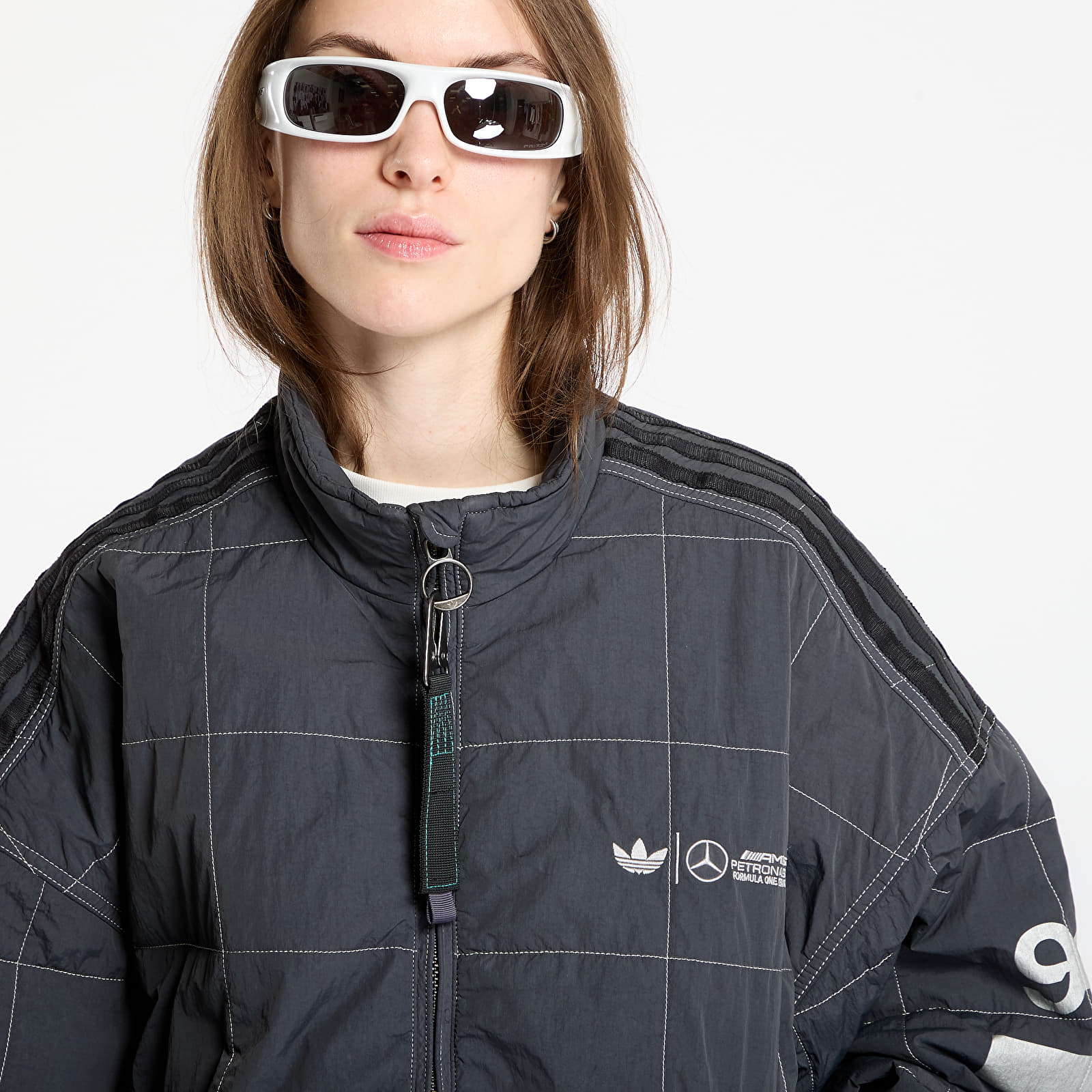 Men's jackets adidas Bad Bunny X Mercedes - Amg Petronas Formula One Team Jacket Dgh Solid Grey