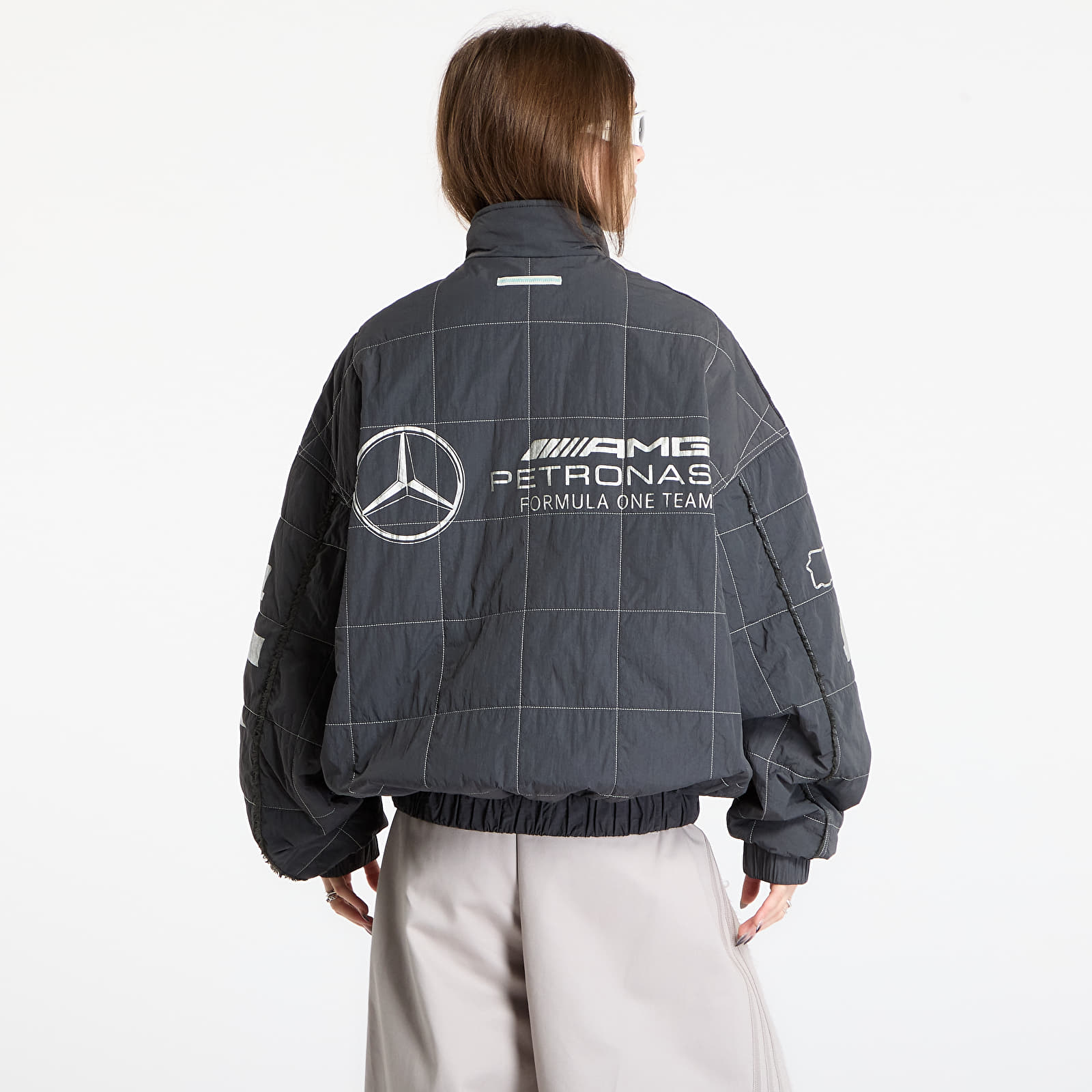 Men's jackets adidas Bad Bunny X Mercedes - Amg Petronas Formula One Team Jacket Dgh Solid Grey