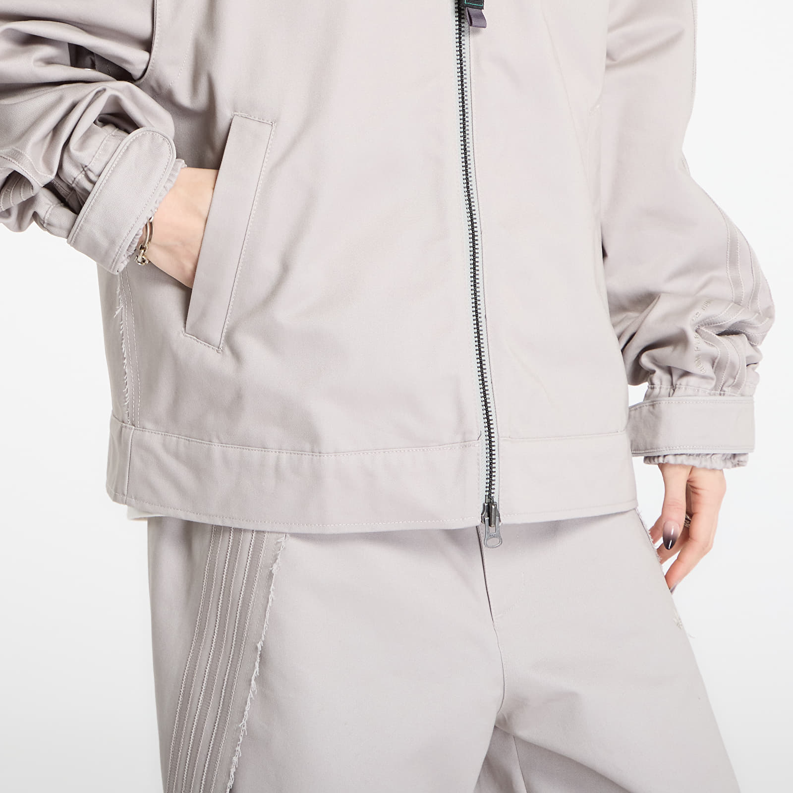 Jakne  adidas x Bad Bunny x Mercedes - AMG Petronas Formula One Team Racing Zip Up Jacket UNISEX Clear Granite