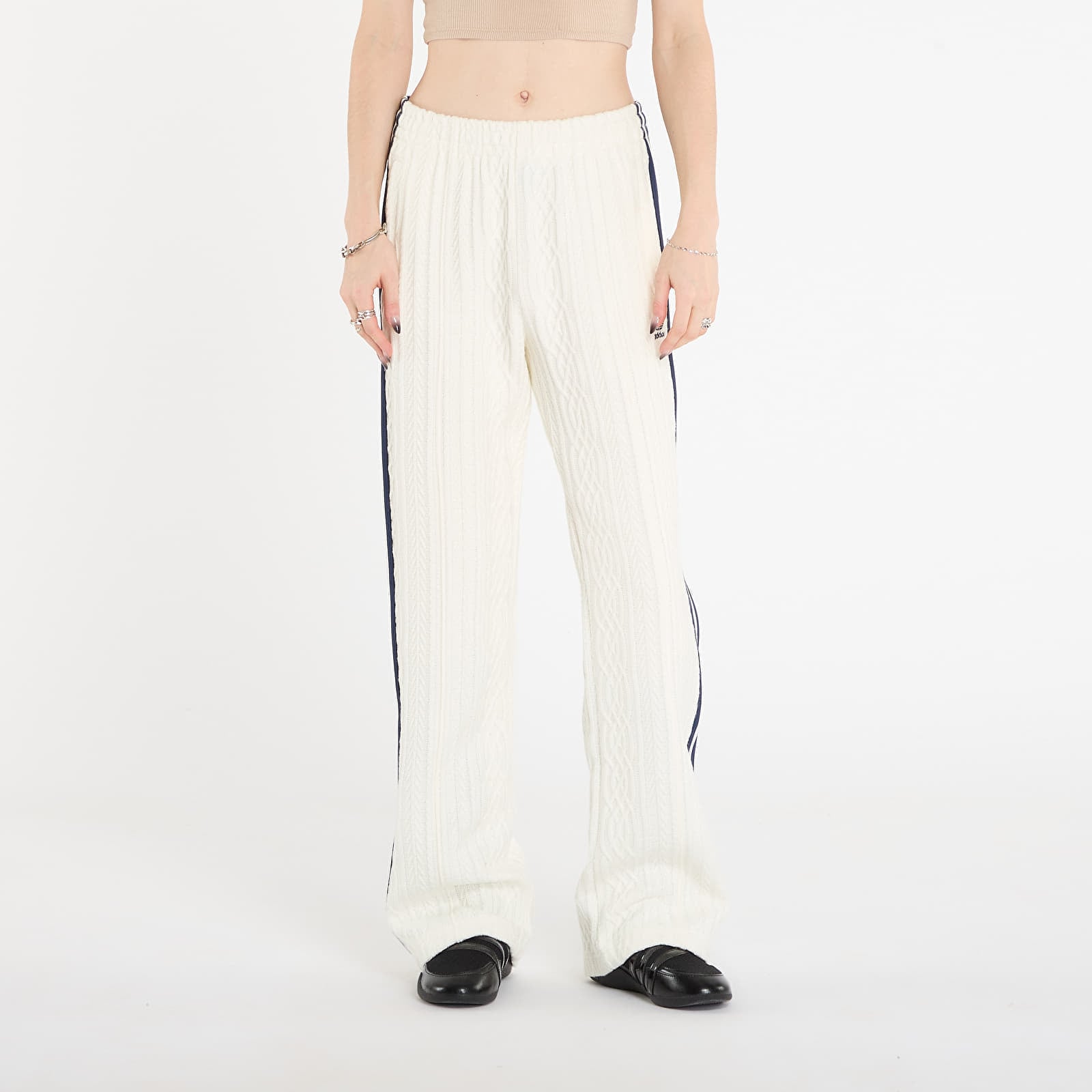 Pantaloni adidas Knit Classic Track Pants Off White S