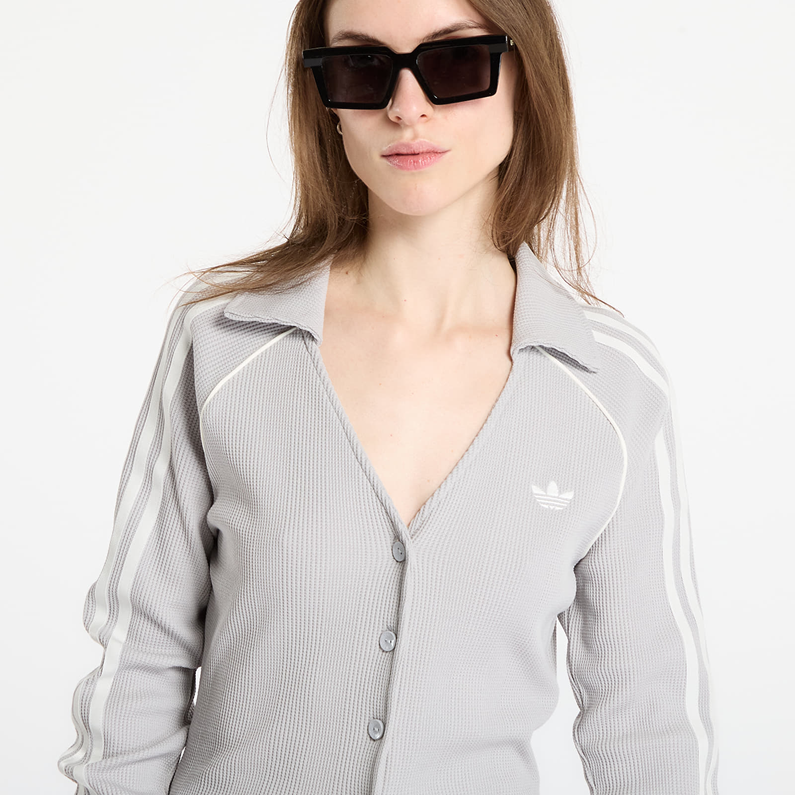 Tank Tops adidas Button Down Top Grey Two