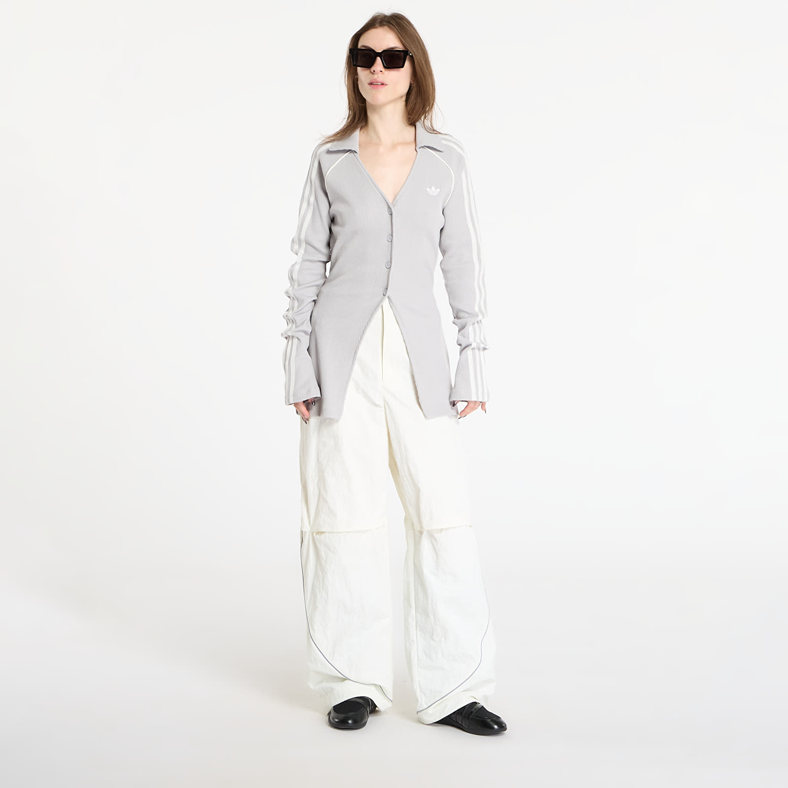 Tank Tops adidas Button Down Top Grey Two