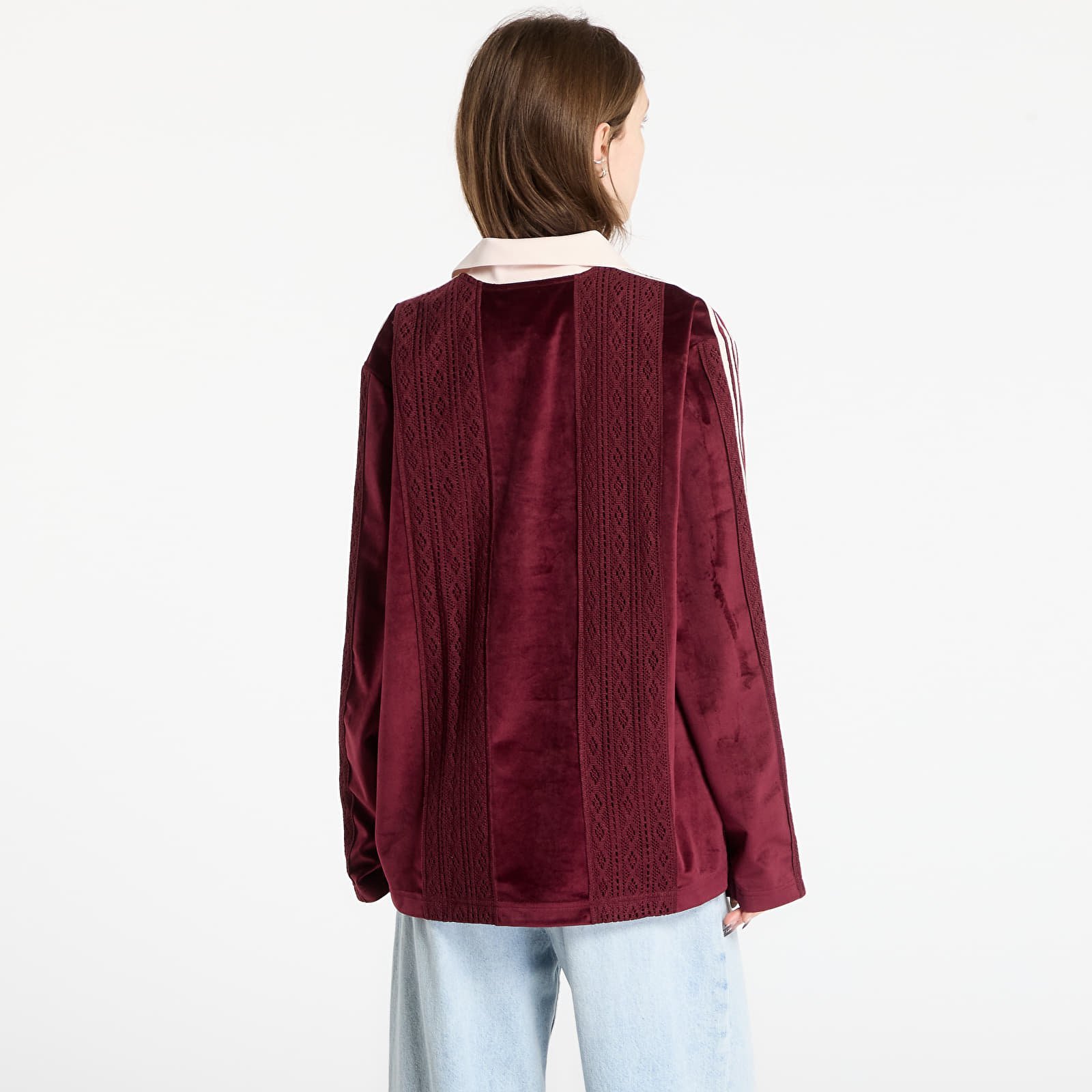 T-shirts adidas Ls Jersey Maroon