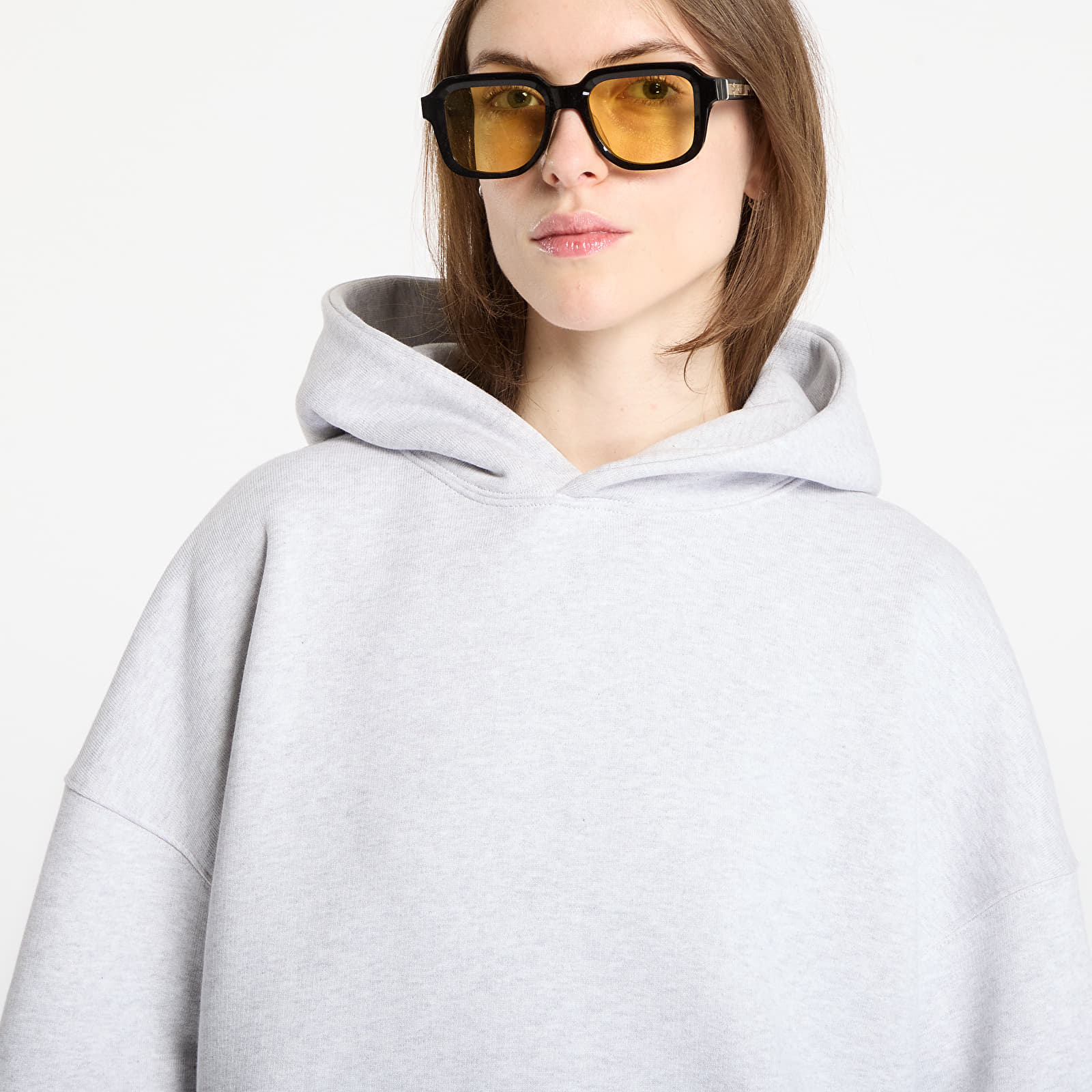 Hoodies en truien REPRESENT Initial Boxy Oversized Hoodie UNISEX Ice Grey Marl