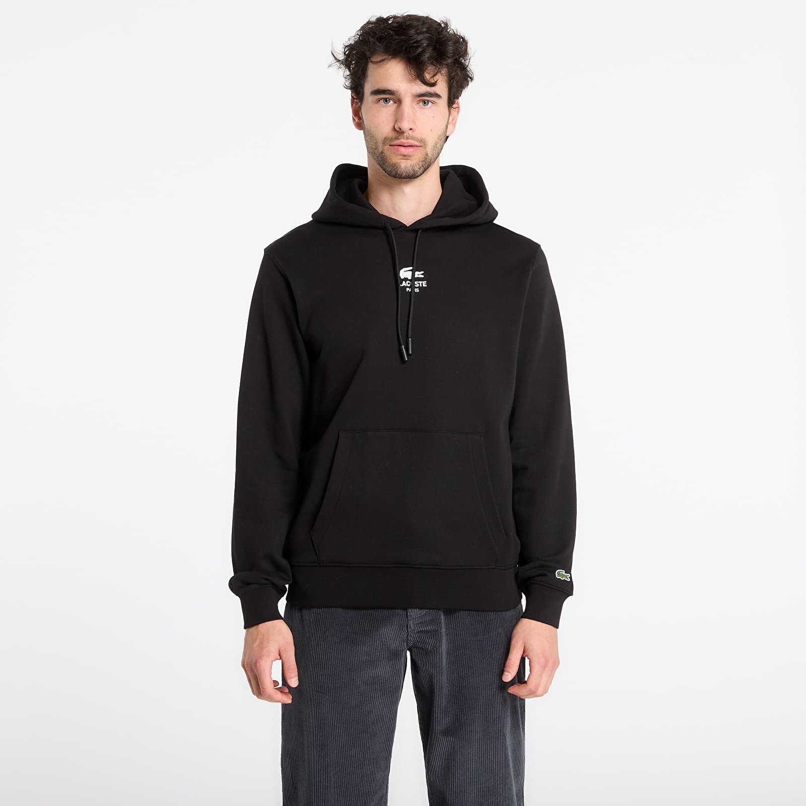 Pánske mikiny LACOSTE Men's Sweatshirt Black