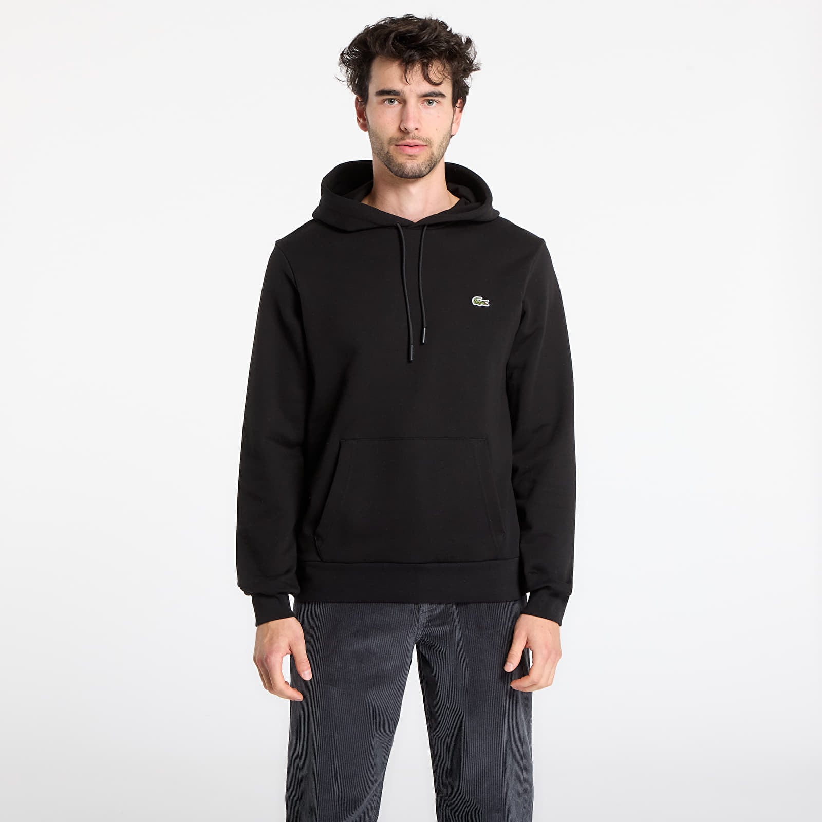 Pánske mikiny LACOSTE Men's Sweatshirt Black