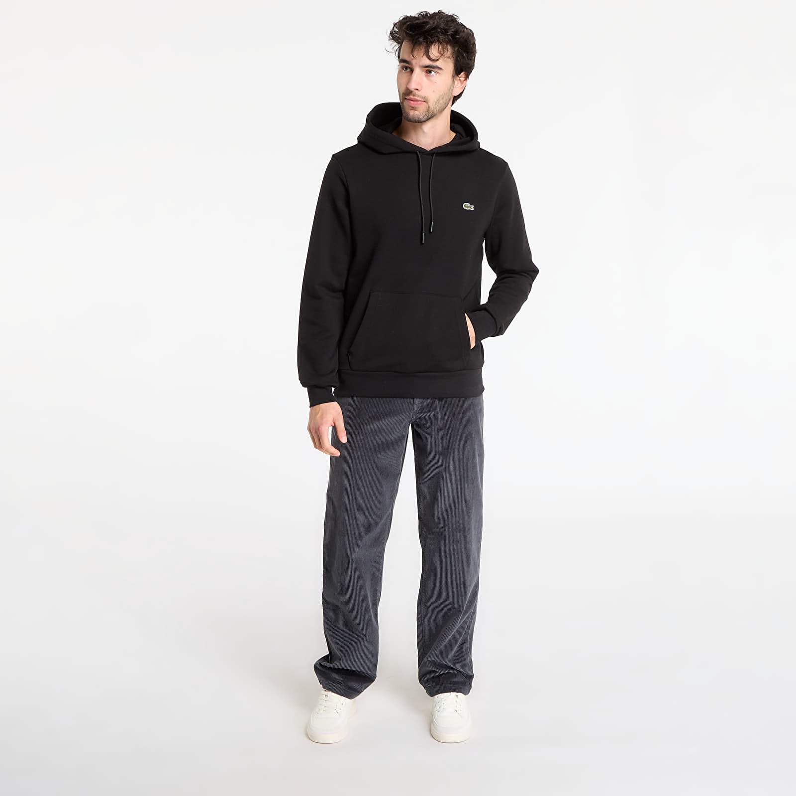Pánske mikiny LACOSTE Men's Sweatshirt Black