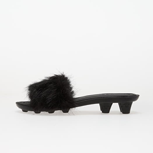 Puma x FENTY Slide Chic Fur Puma Black-Puma Silver