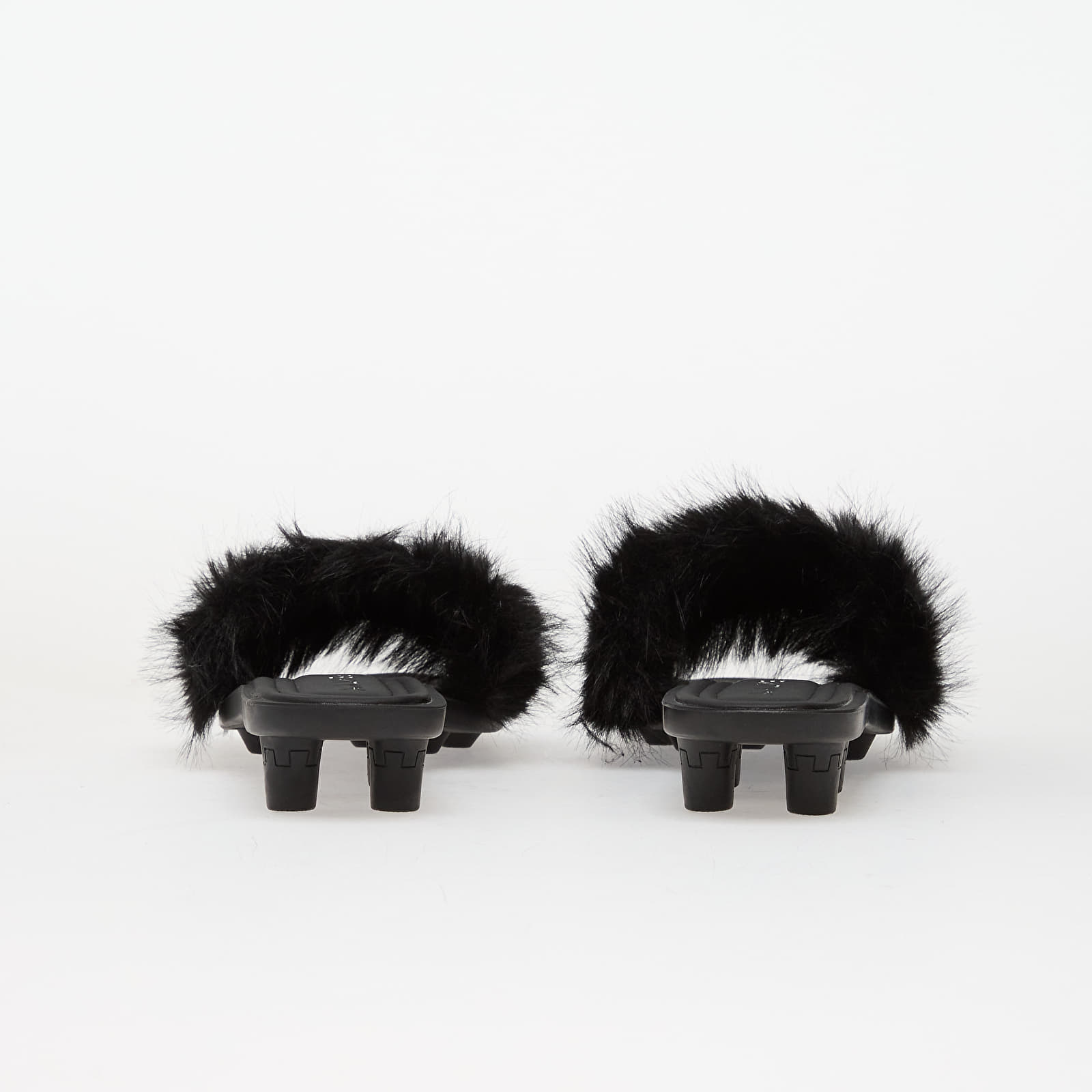 Pánske tenisky a topánky Puma x FENTY Slide Chic Fur Puma Black-Puma Silver