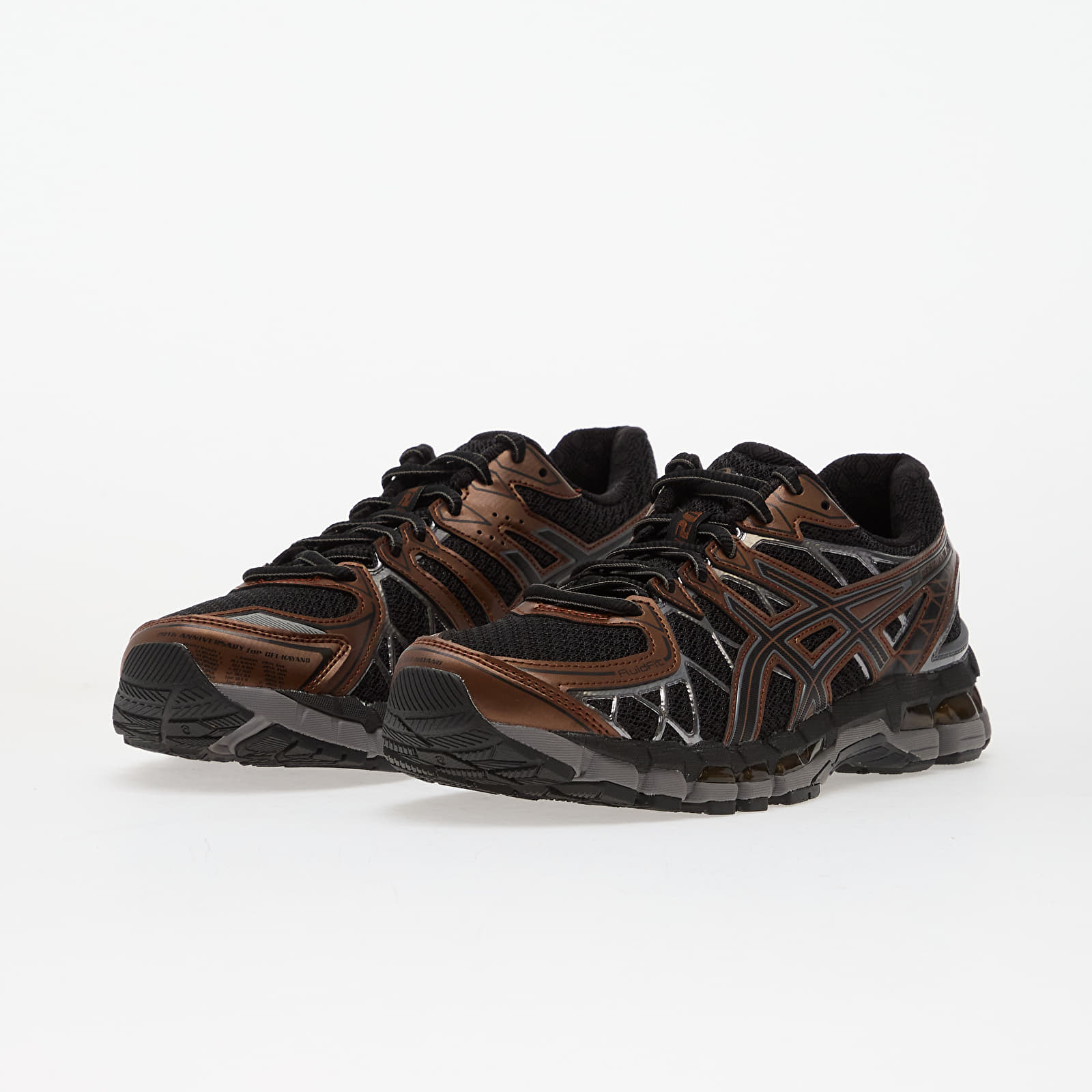 Pánské tenisky a boty Asics Gel-Kayano 20 Black/ Reddish Brown