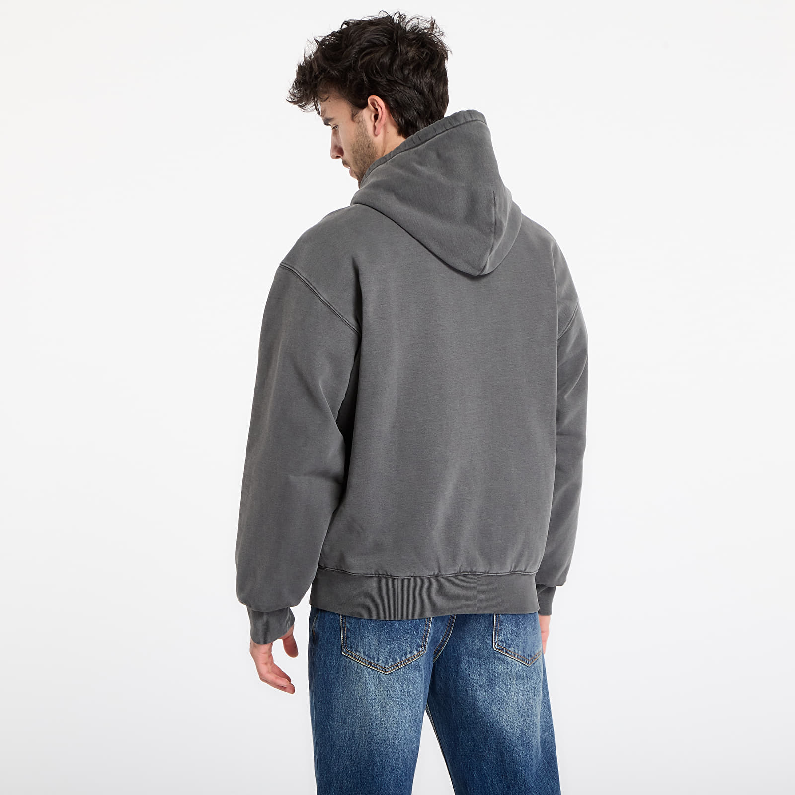 Hoodies für Männer Carhartt WIP Hooded Vista Jacket Black Garment Dyed