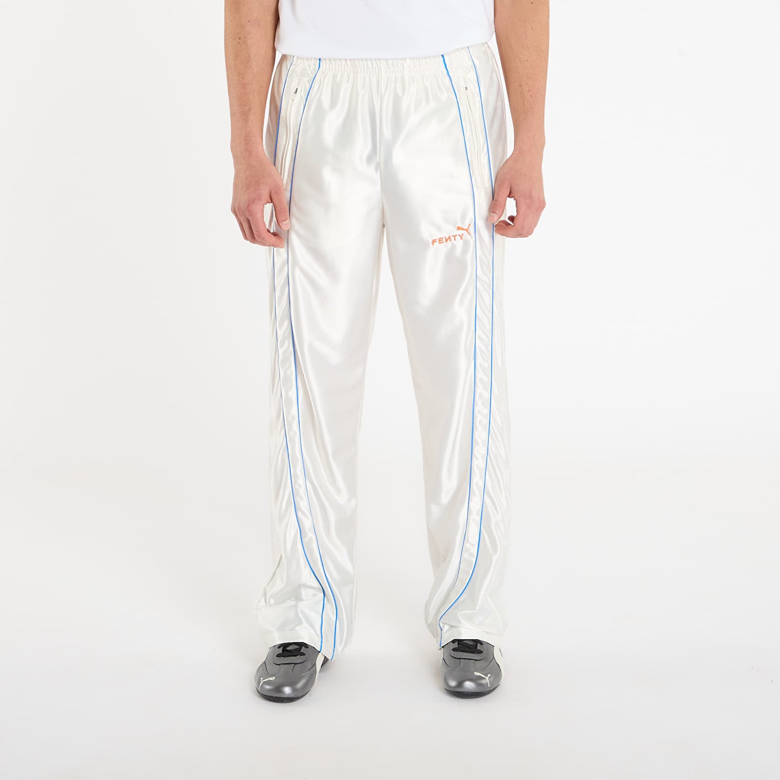 Pantaloni de trening Puma x FENTY T7 Piping Track Pants UNISEX Warm White XL