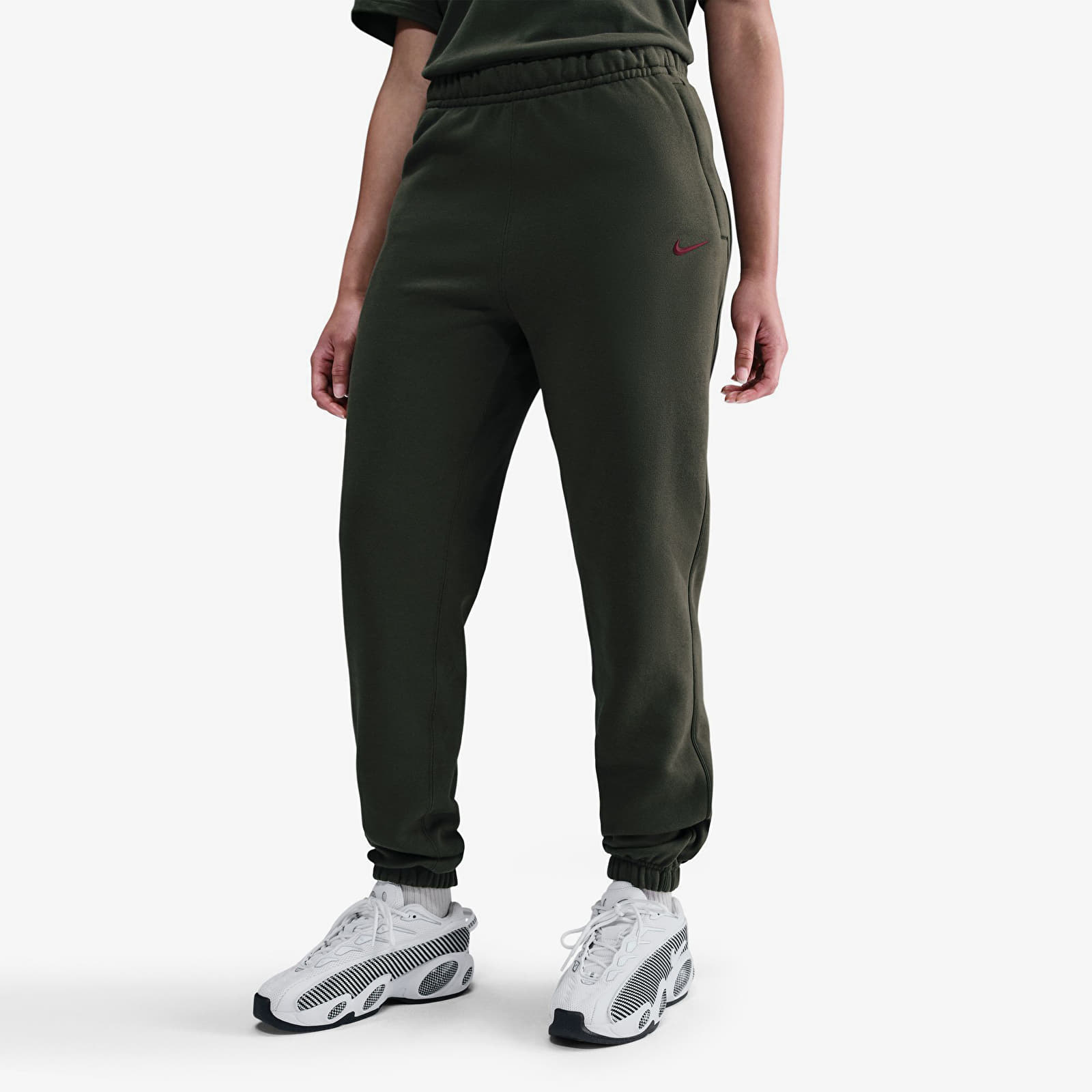 Чоловічі спортивні штани Nike x NOCTA Fleece CS Sweatpants Cargo Khaki/ Team Red