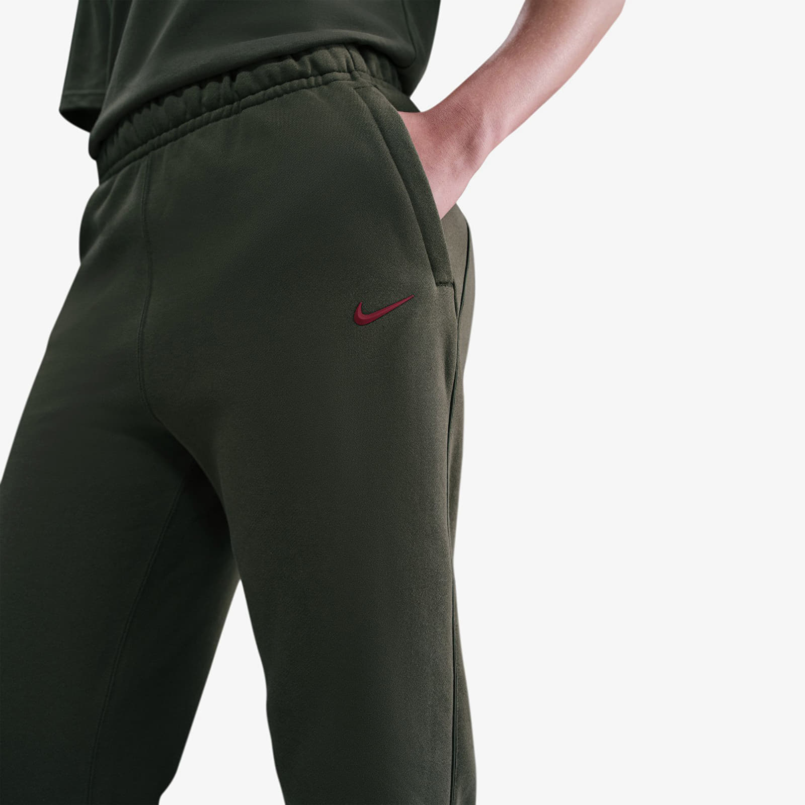 Чоловічі спортивні штани Nike x NOCTA Fleece CS Sweatpants Cargo Khaki/ Team Red