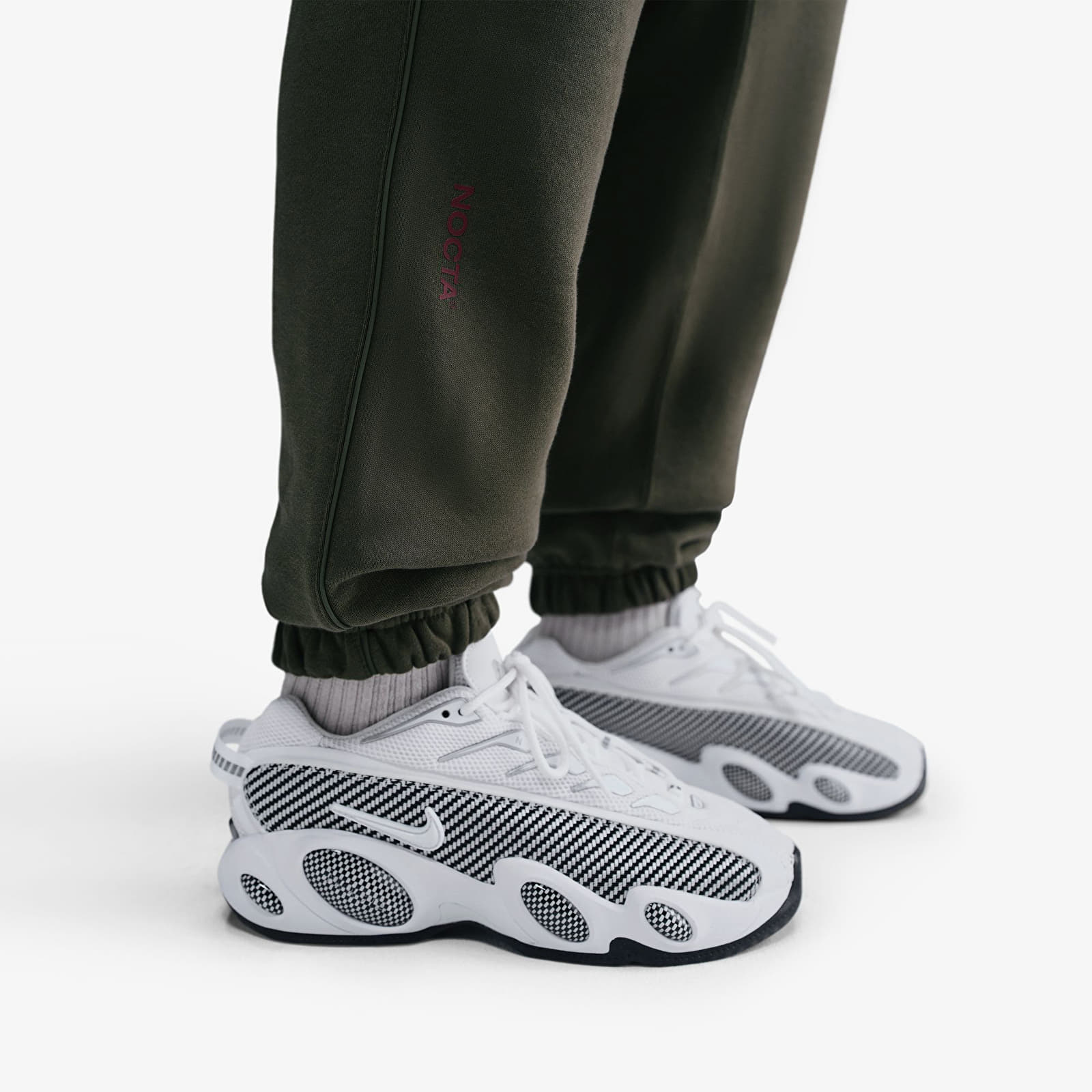 Чоловічі спортивні штани Nike x NOCTA Fleece CS Sweatpants Cargo Khaki/ Team Red