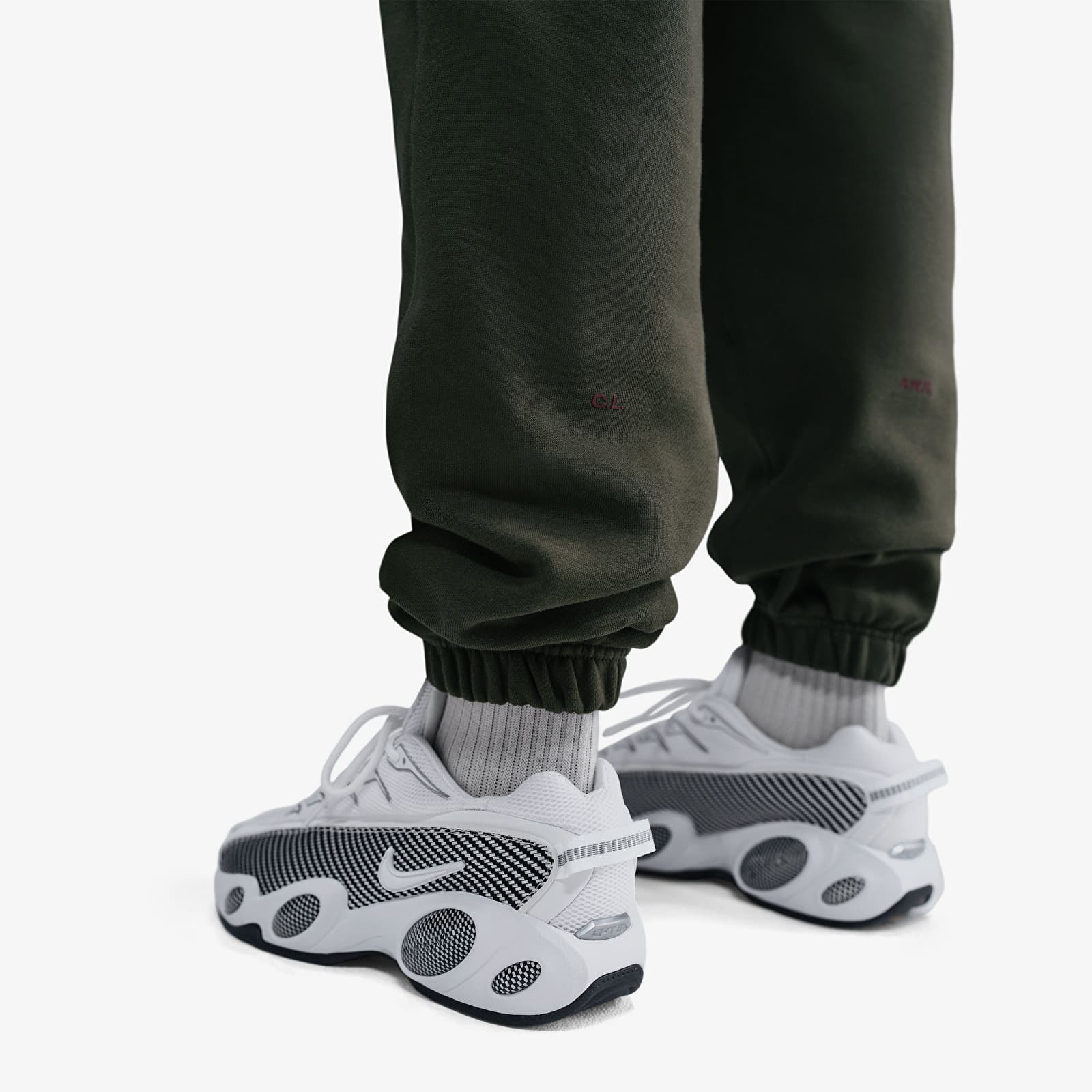 Чоловічі спортивні штани Nike x NOCTA Fleece CS Sweatpants Cargo Khaki/ Team Red