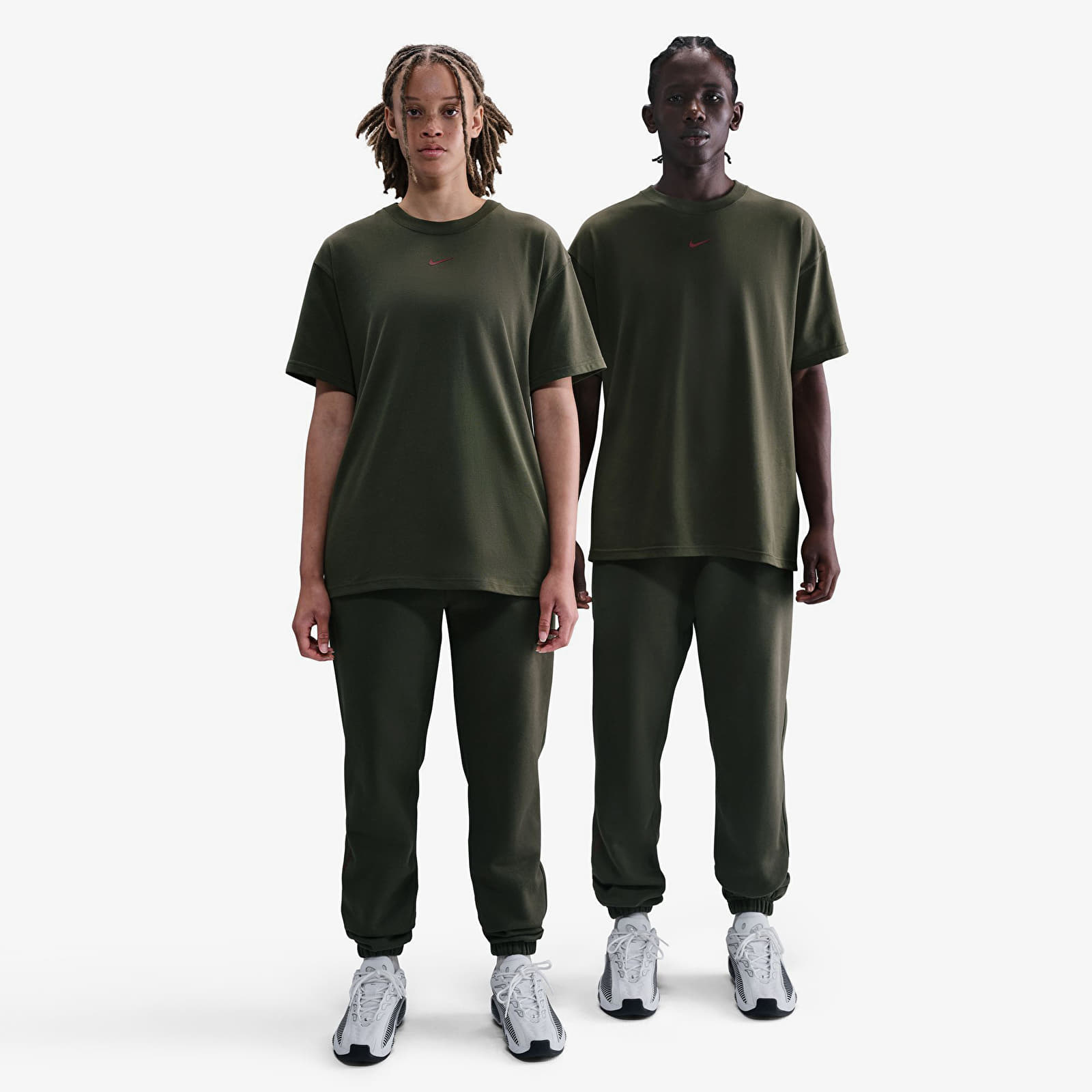 Чоловічі спортивні штани Nike x NOCTA Fleece CS Sweatpants Cargo Khaki/ Team Red