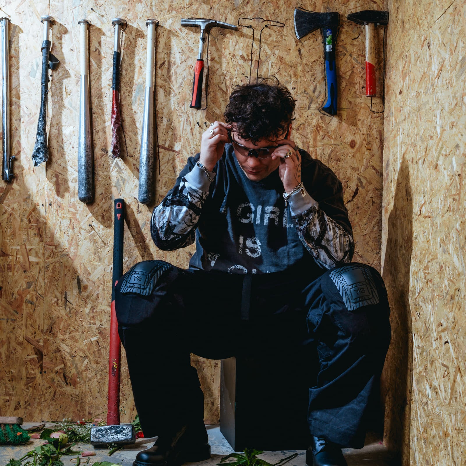 Футболки PLEASURES x FOOTSHOP EXCLUSIVE - G.I.A.G. T-Shirt Vintage Black