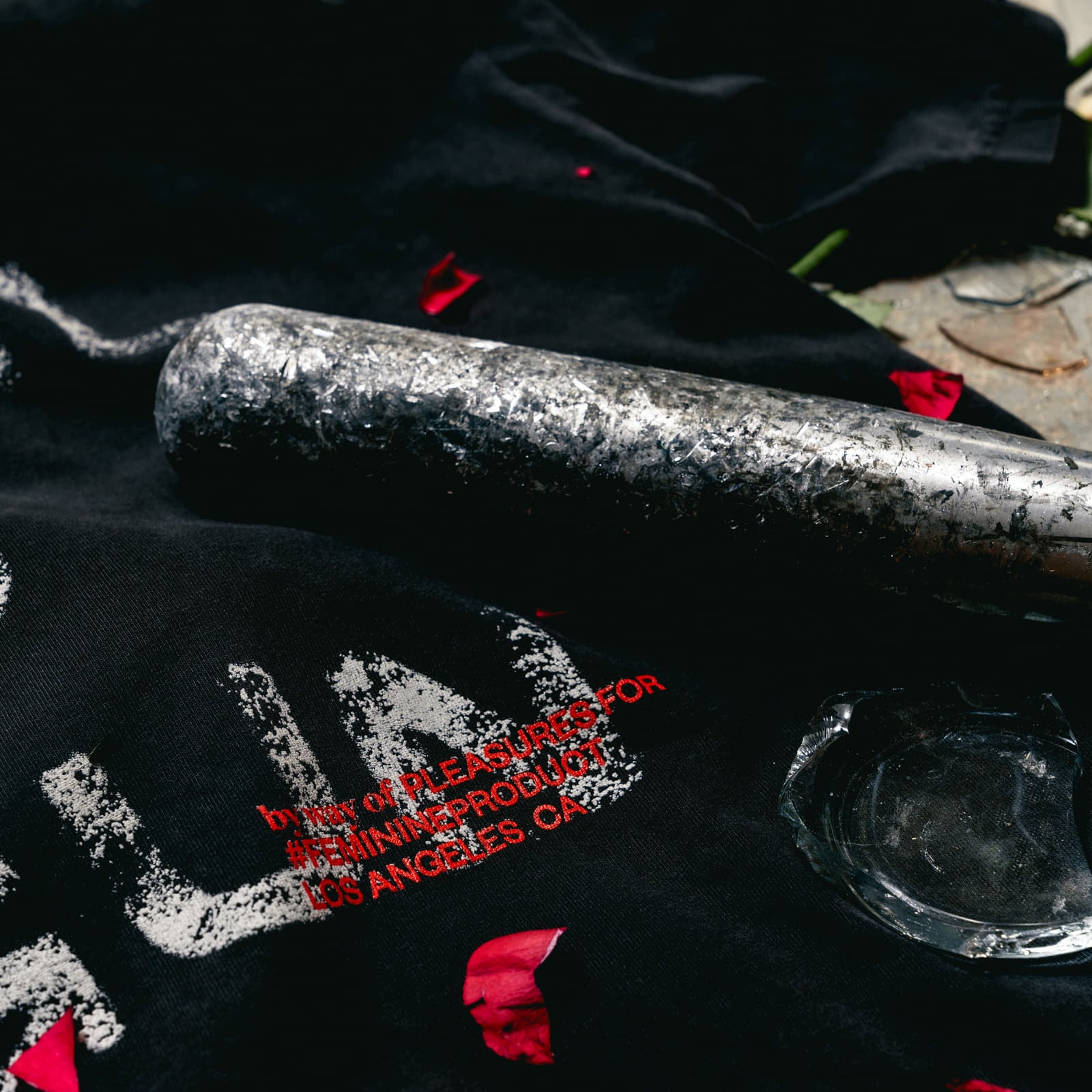 Футболки PLEASURES x FOOTSHOP EXCLUSIVE - G.I.A.G. T-Shirt Vintage Black