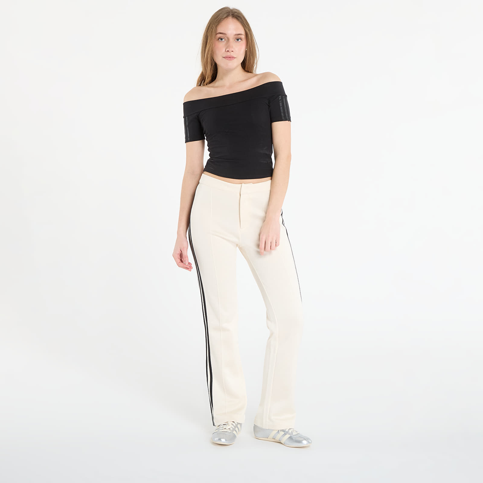 Moteriškos kelnės adidas x Wales Bonner W Ft Track Pant Wonder White/ Wonder Quartz