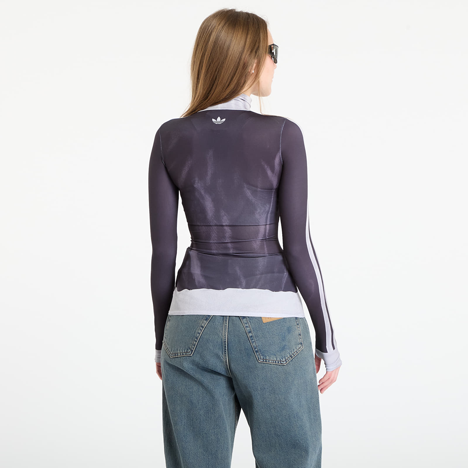 Ženske majice adidas x AVAVAV Baselayer Better Scarlet/ Black