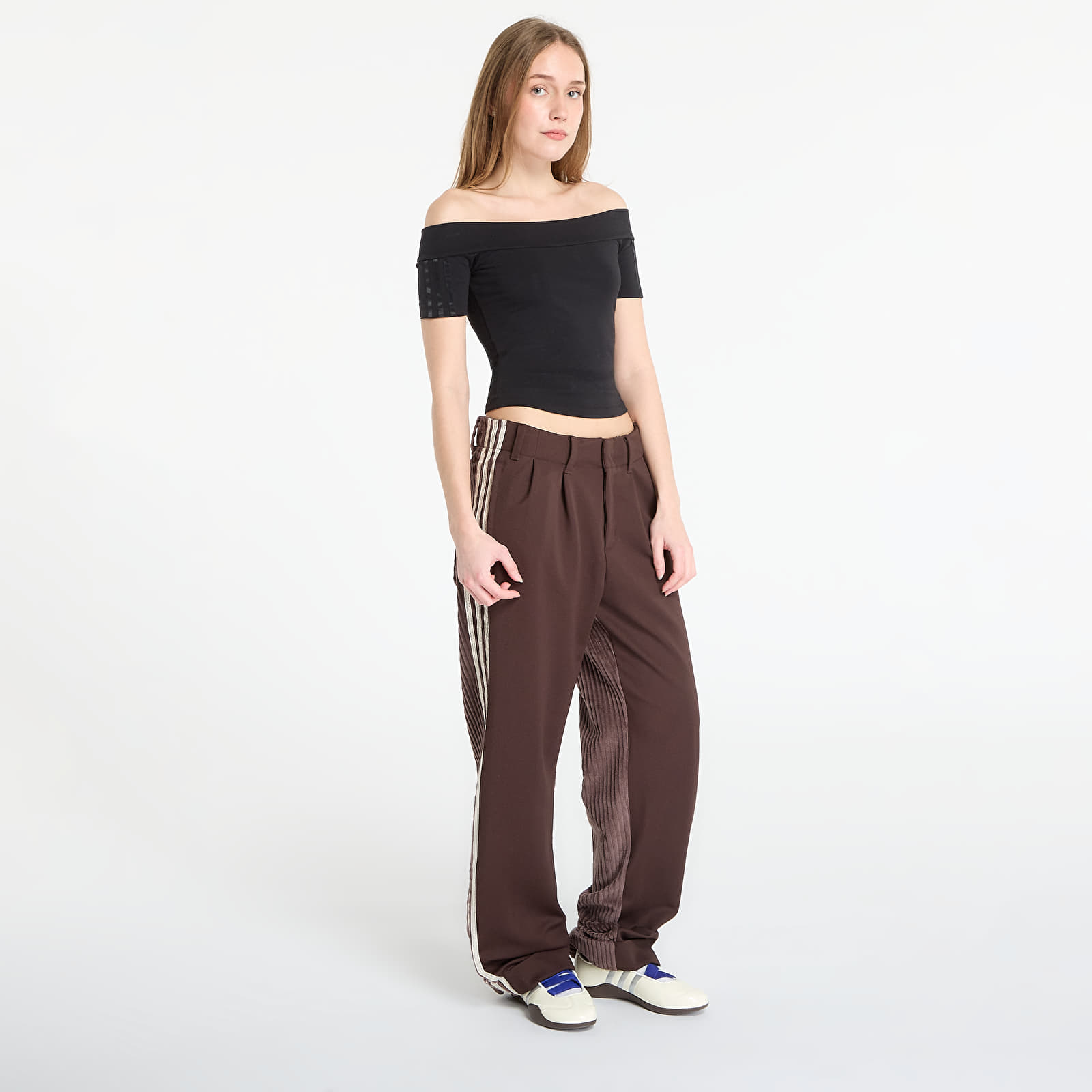 Vyriškos kelnės adidas Clot Suit Pant Dark Brown