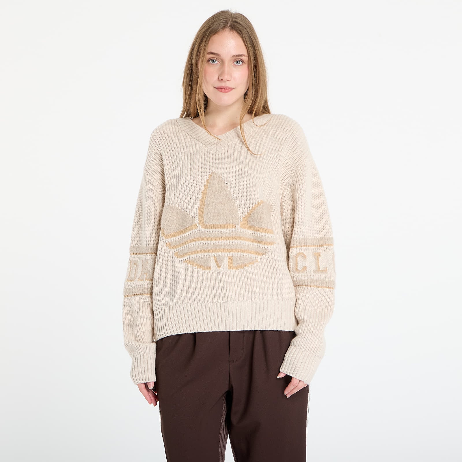 Tröjor adidas x Clot Sst Ls Sweat UNISEX Warm Sand