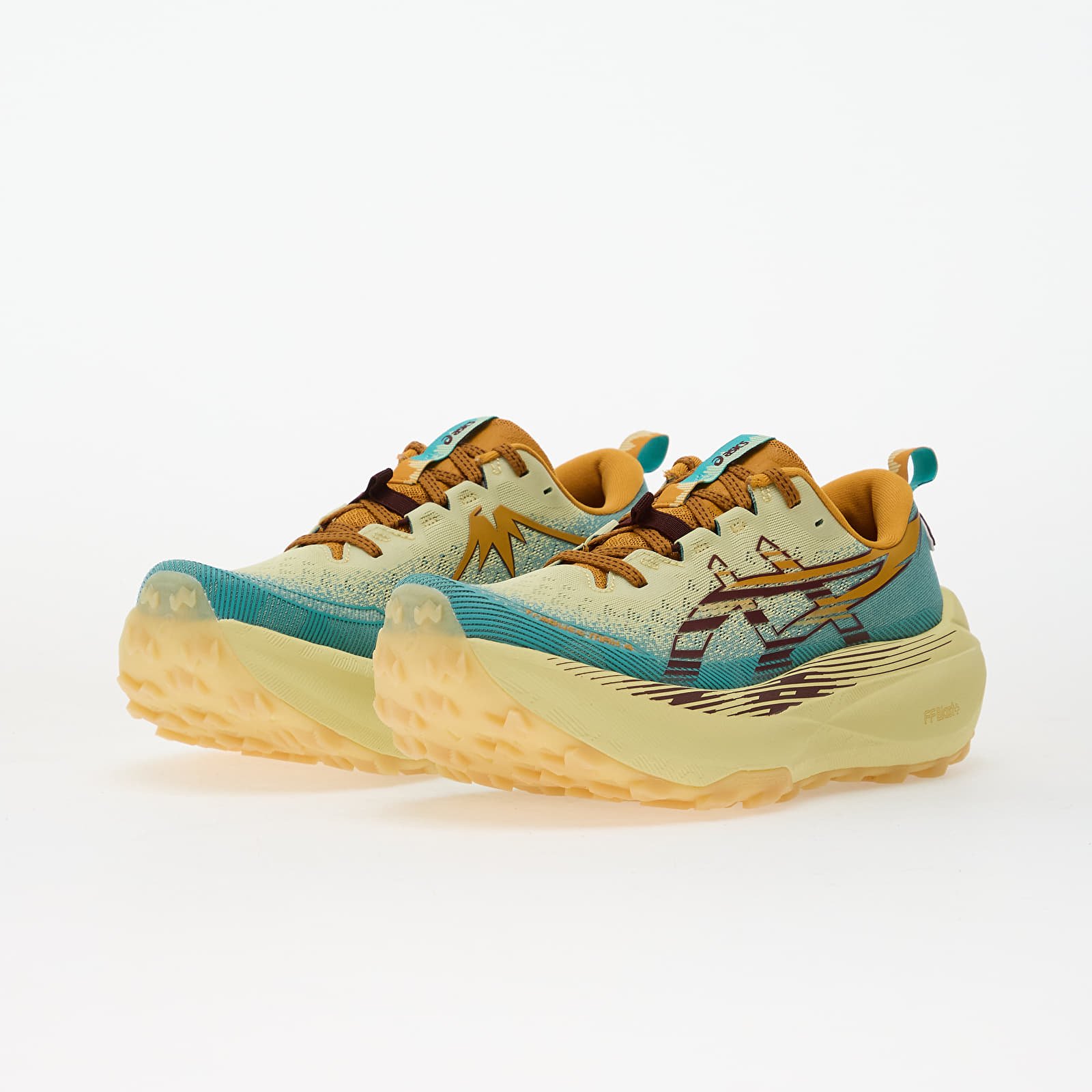 Pánské tenisky a boty Asics Trabuco Max 4 Wheat Yellow/ Dark Red Planet