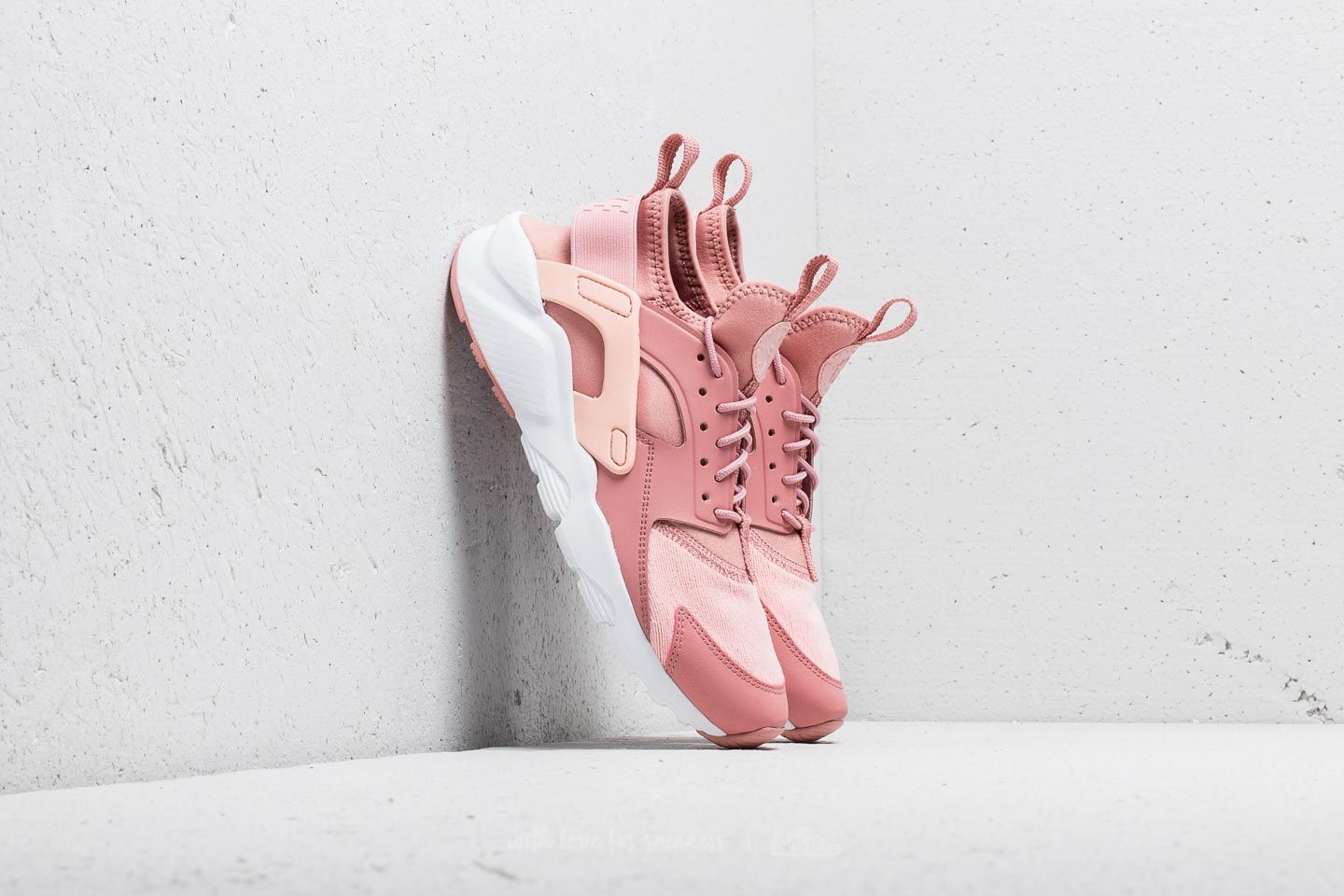 Damen Sneaker und Schuhe Nike Air Huarache Run Ultra SE (GS) Rust Pink/ Storm Pink-White
