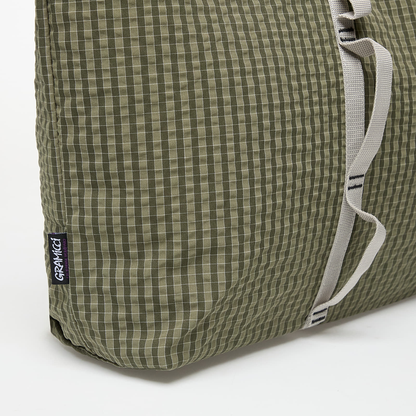 Schoudertassen voor mannen Gramicci Plaid Climbing Tote Olive