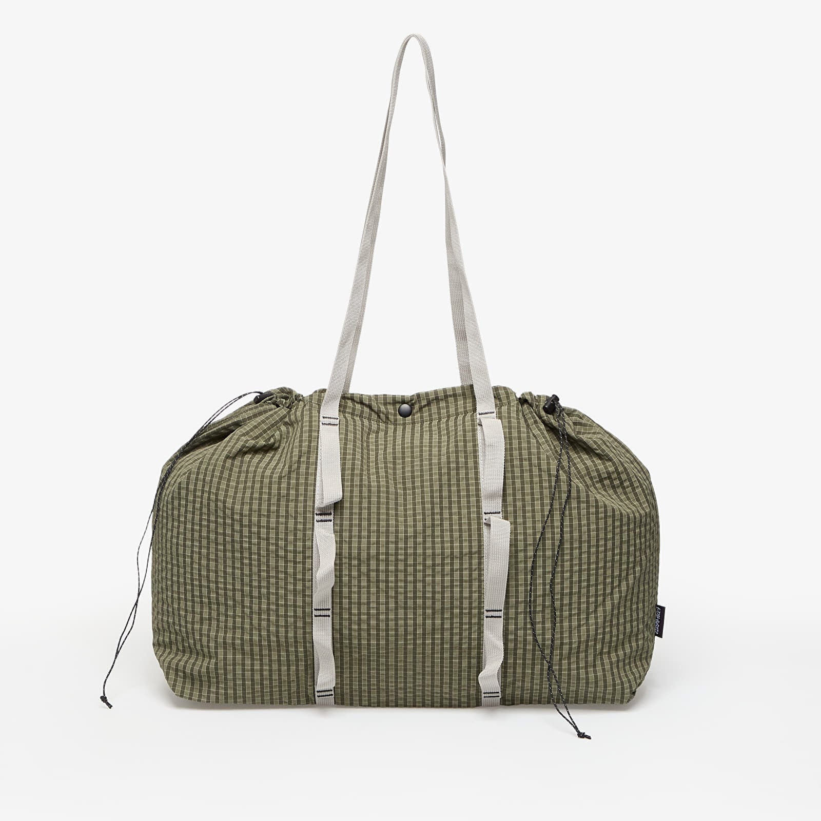 Schoudertassen voor mannen Gramicci Plaid Climbing Tote Olive