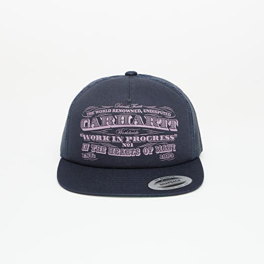 Шапка Carhartt WIP 3 One 3 Trucker Cap Deep Night
