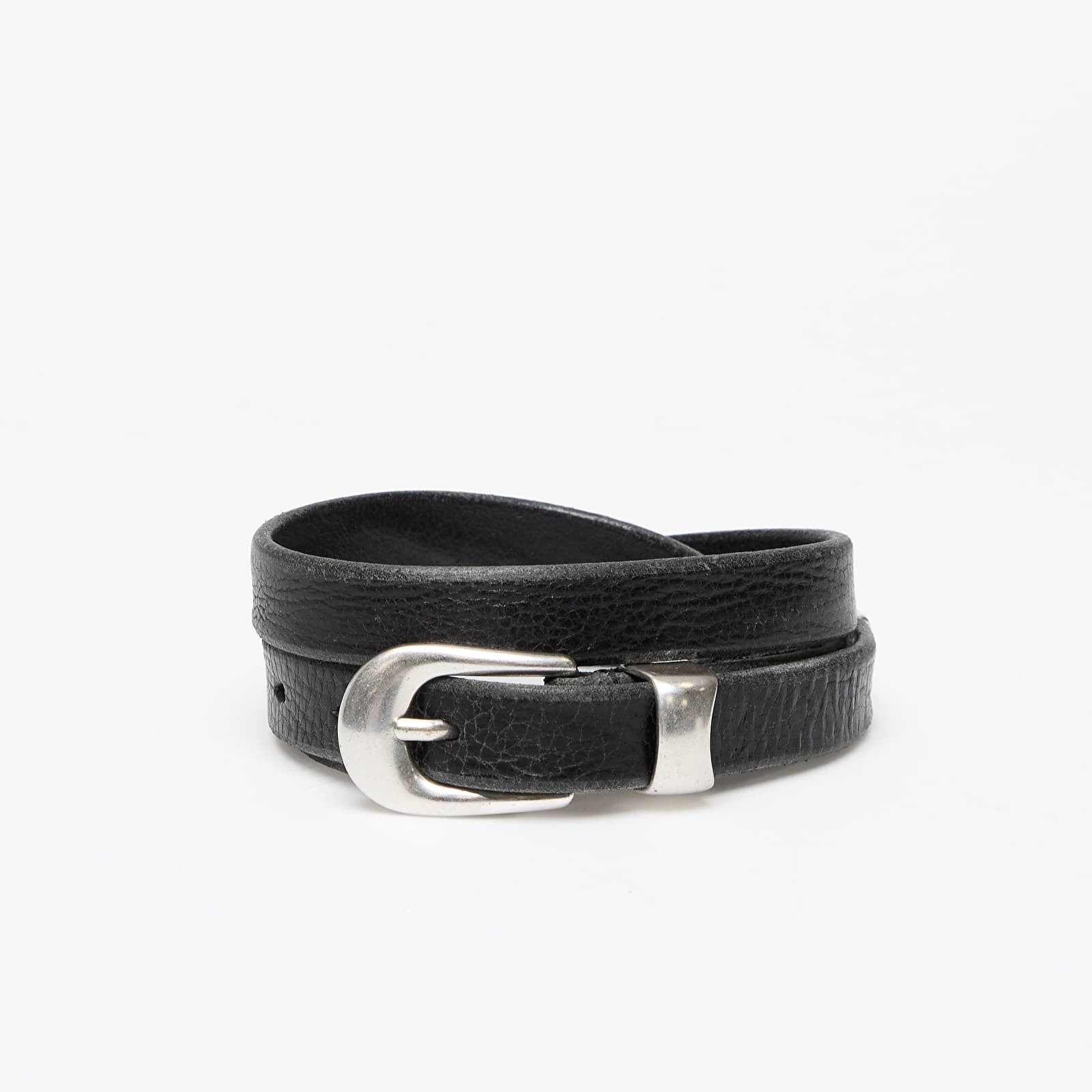 Cinture da uomo OUR LEGACY 2 Cm Belt Black Leather