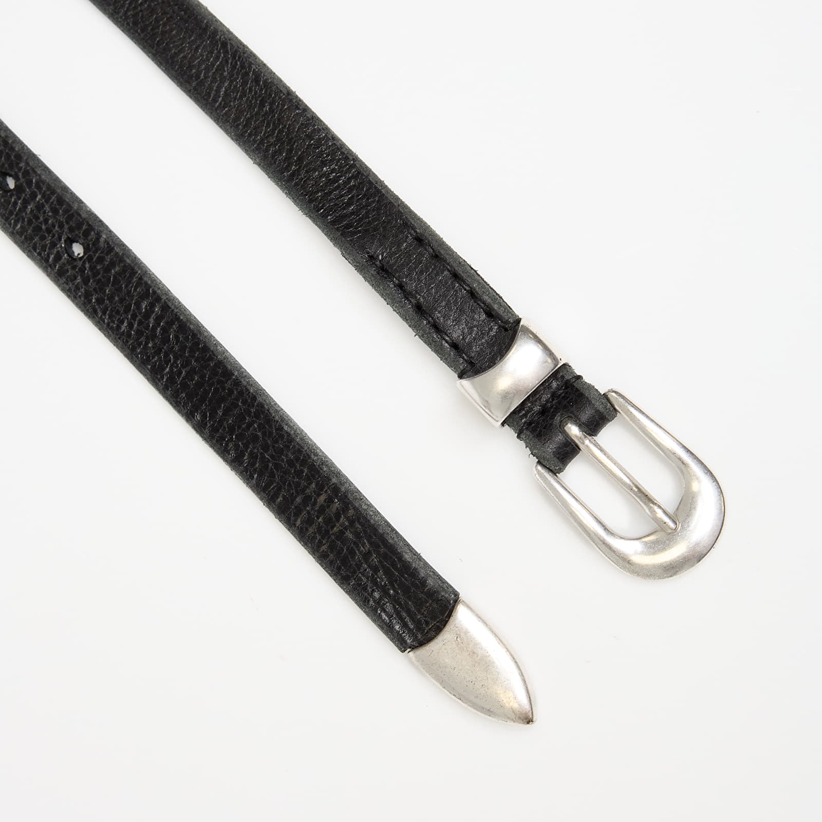 Cinture da uomo OUR LEGACY 2 Cm Belt Black Leather