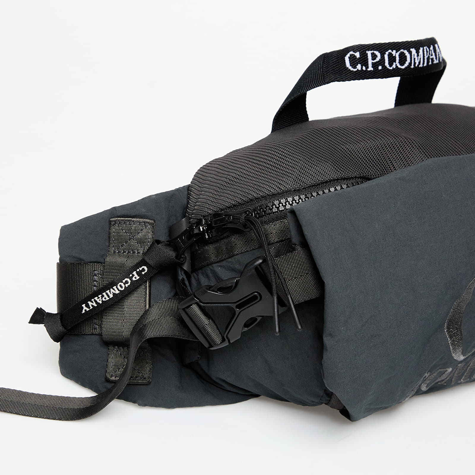 Vyriškos inkstinės kelnės C.P. Company Waist Bag Dark Shadow