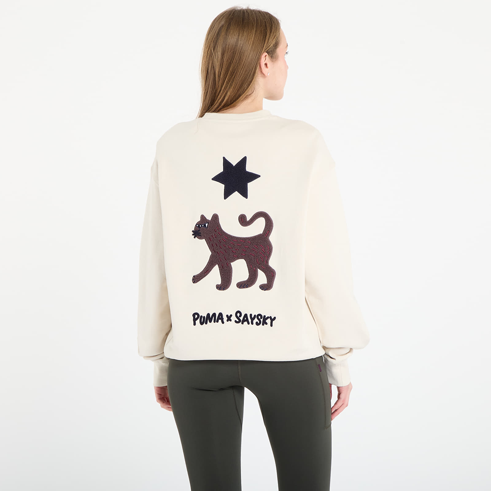 Hettegensere og sweatshirts Puma x Saysky Crew Sweatshirt UNISEX Alpine Snow