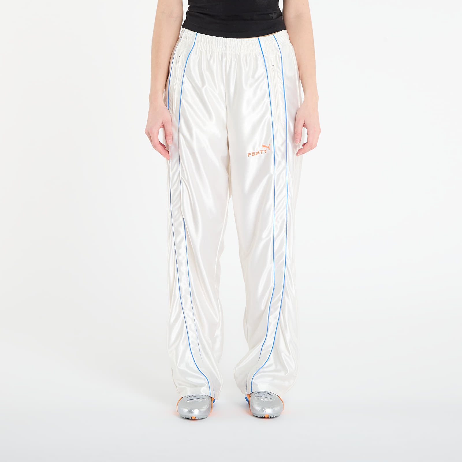 Jogger kelnės Puma x FENTY T7 Piping Track Pants UNISEX Warm White