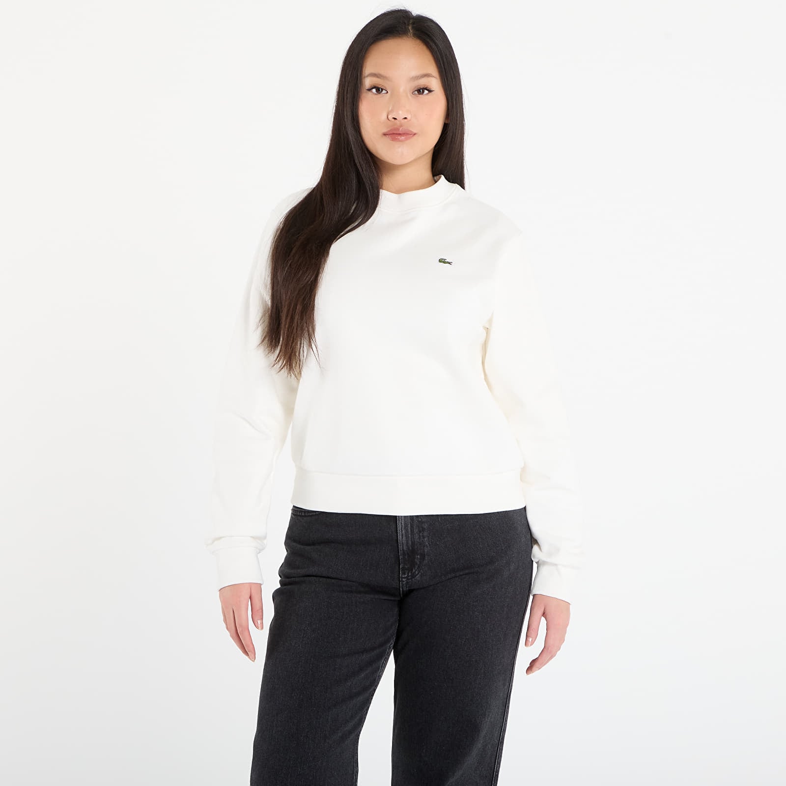 Dámske mikiny LACOSTE Women's Sweatshirt Flour
