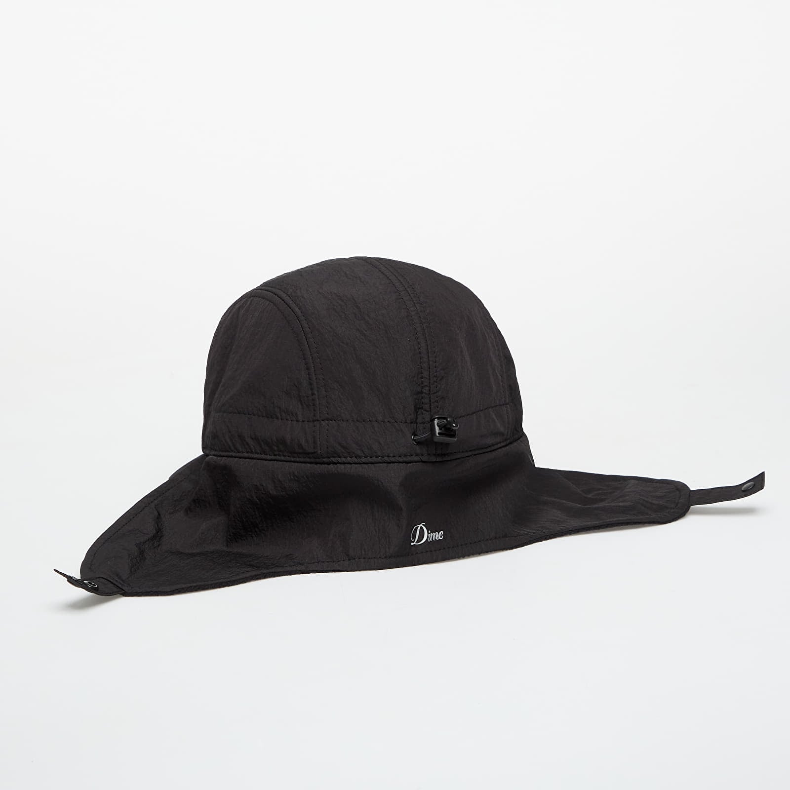 Men's caps DIME Cursive Earflap Cap Black