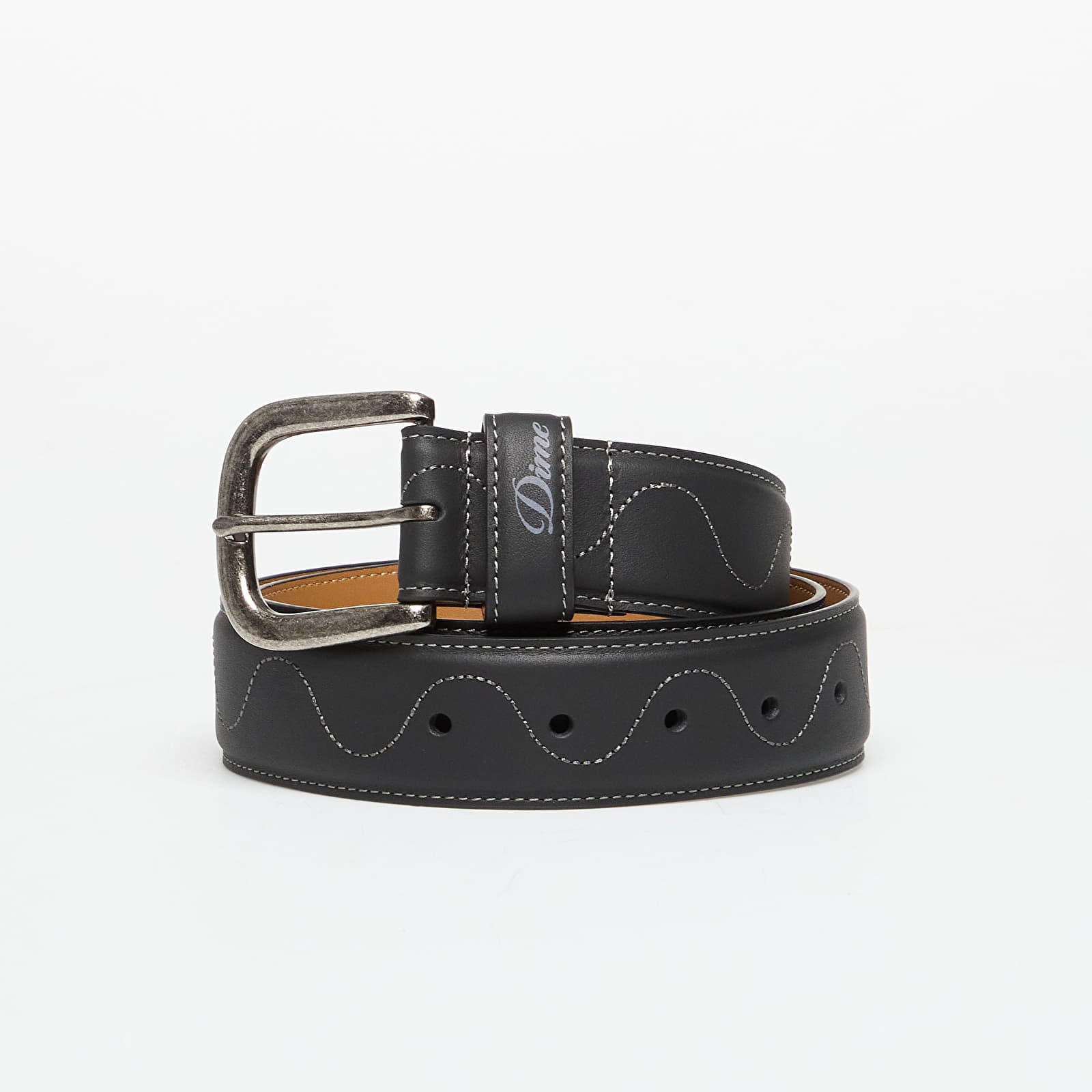 Women's belts DIME Desert Leather Belt Black
