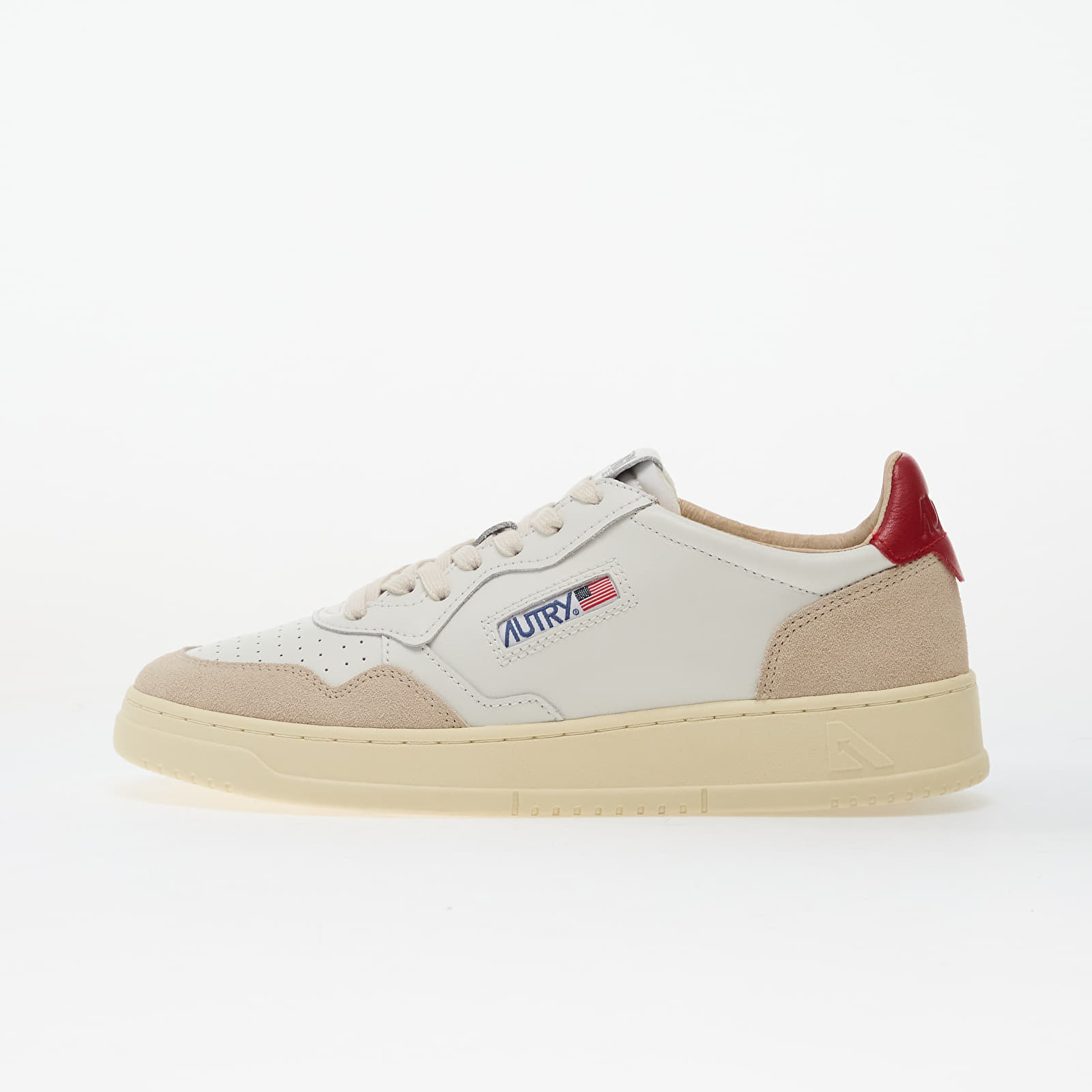 Сникърси Autry Medalist Low Man Leat/ Suede White/ Red EUR 45