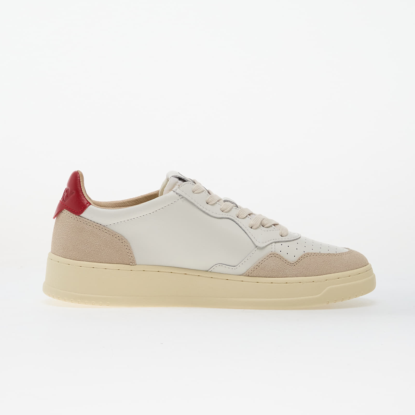 Vīriešu apavi Autry Medalist Low Man Leat/ Suede White/ Red